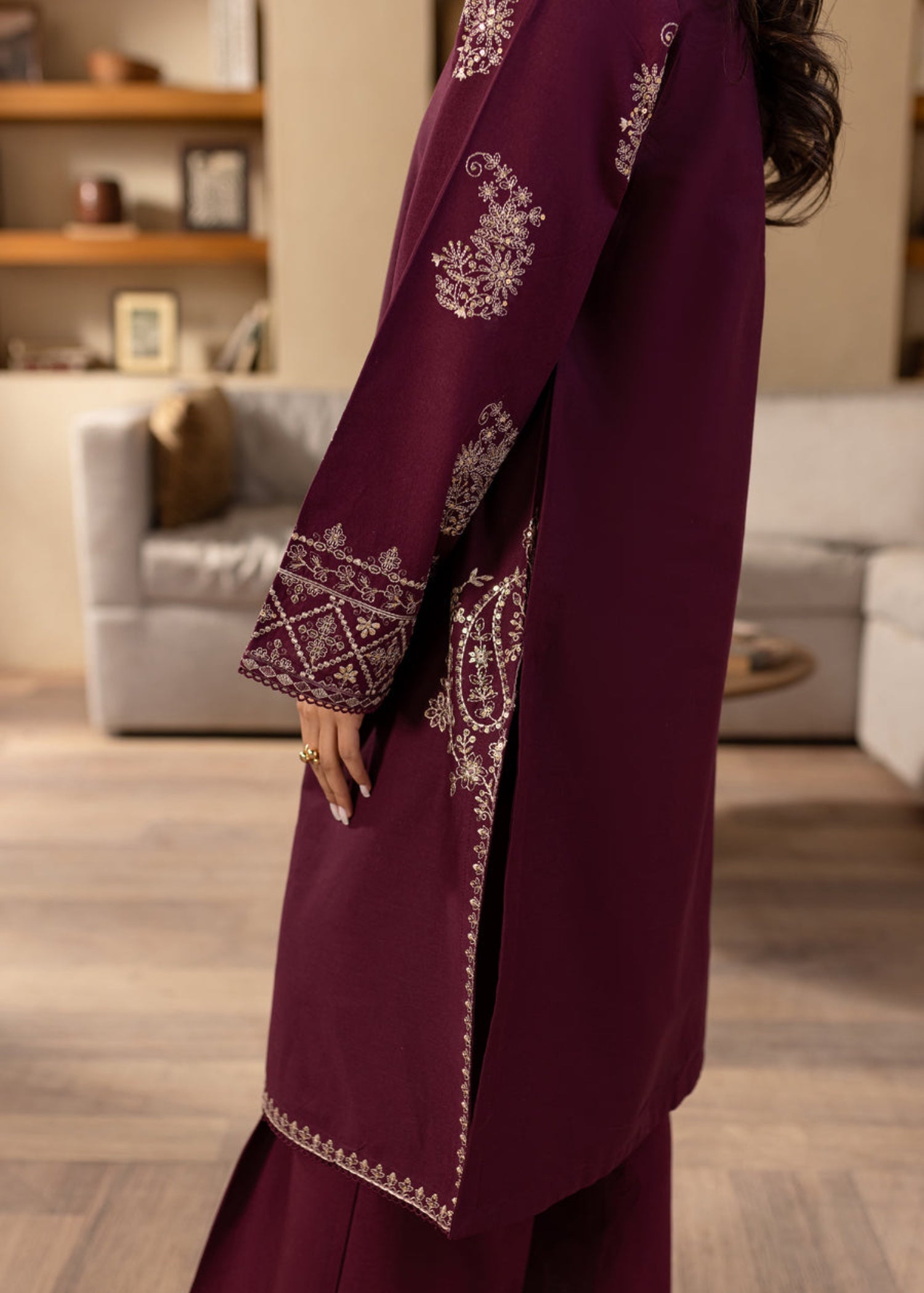 The Turkish Wear Nectar Plum Women 2pcs