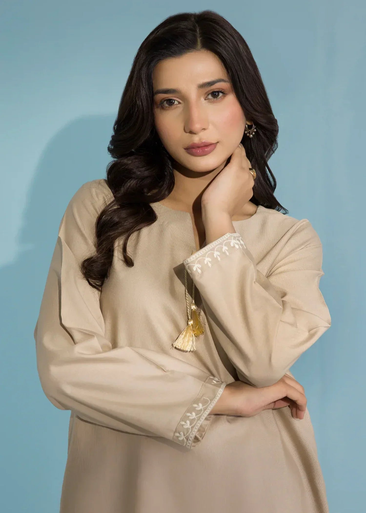 Zellbury WPW2421523 Beige Women 2pcs