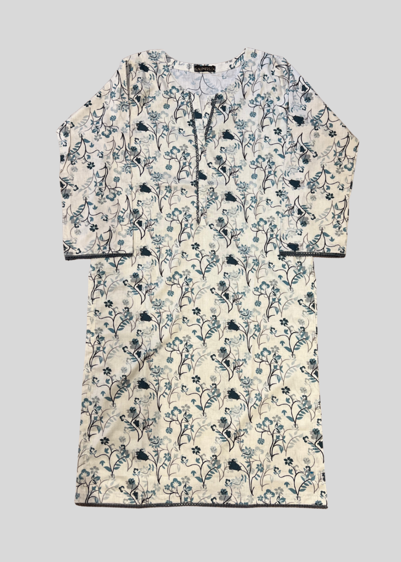 Salimas Lawn Stitched Suit – Soft Bloom Elegance Women 2pcs