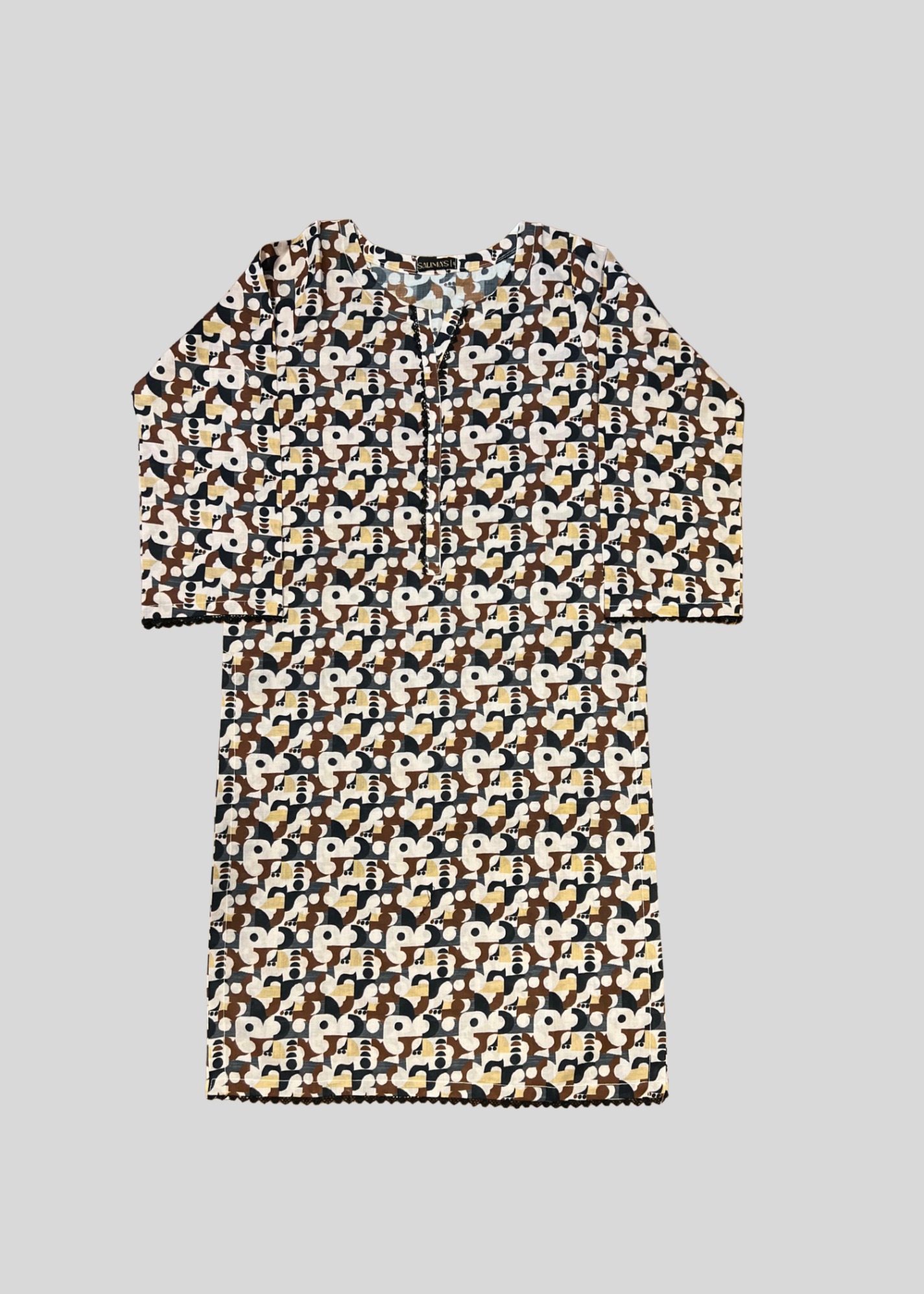 Salimas Printed Lawn Suit with Abstract Design Women 2pcs