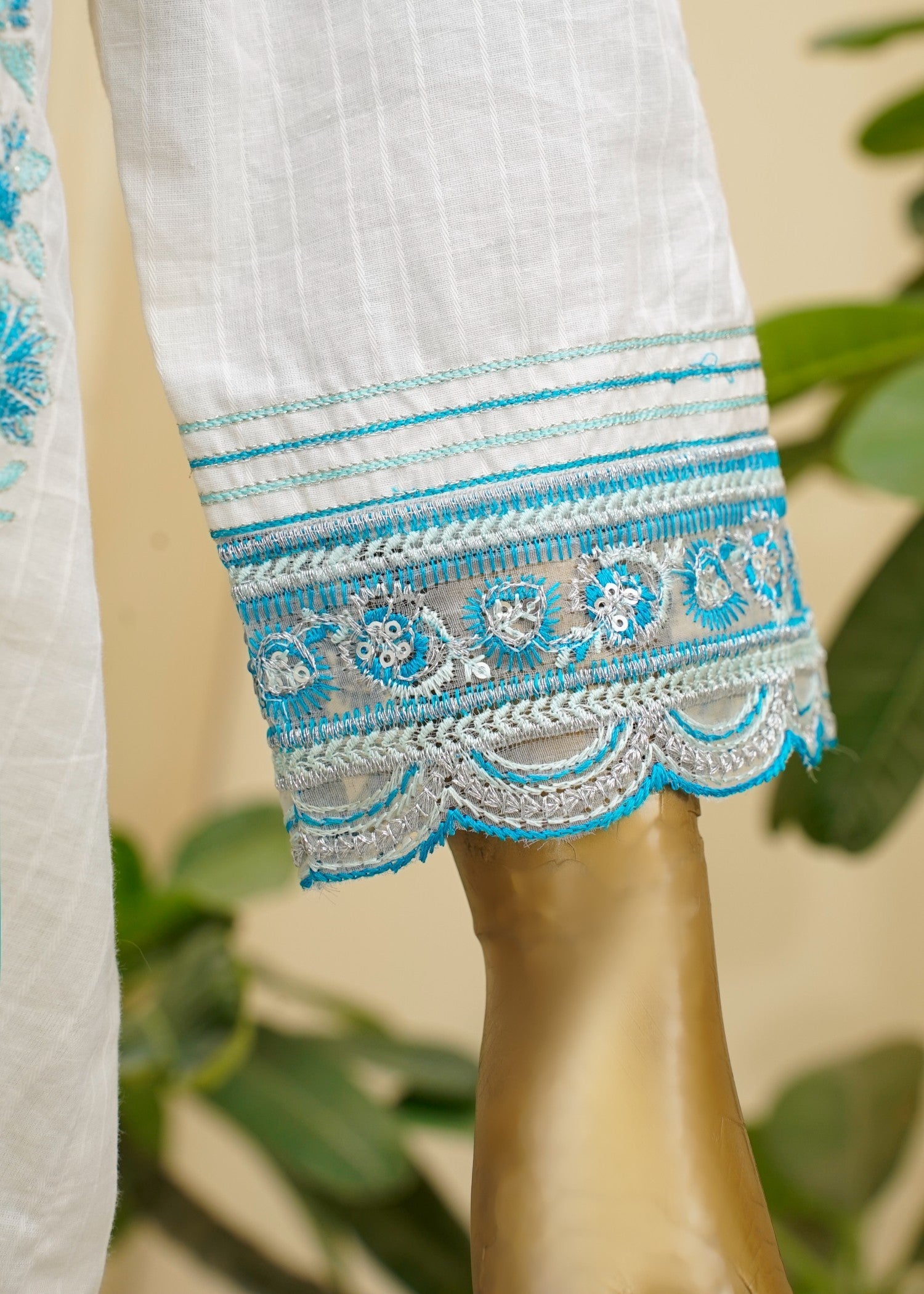 AYLA STUDIO EMBROIDERED LUXURY PRET COTTON DOBBY SE250410 Women 2pcs