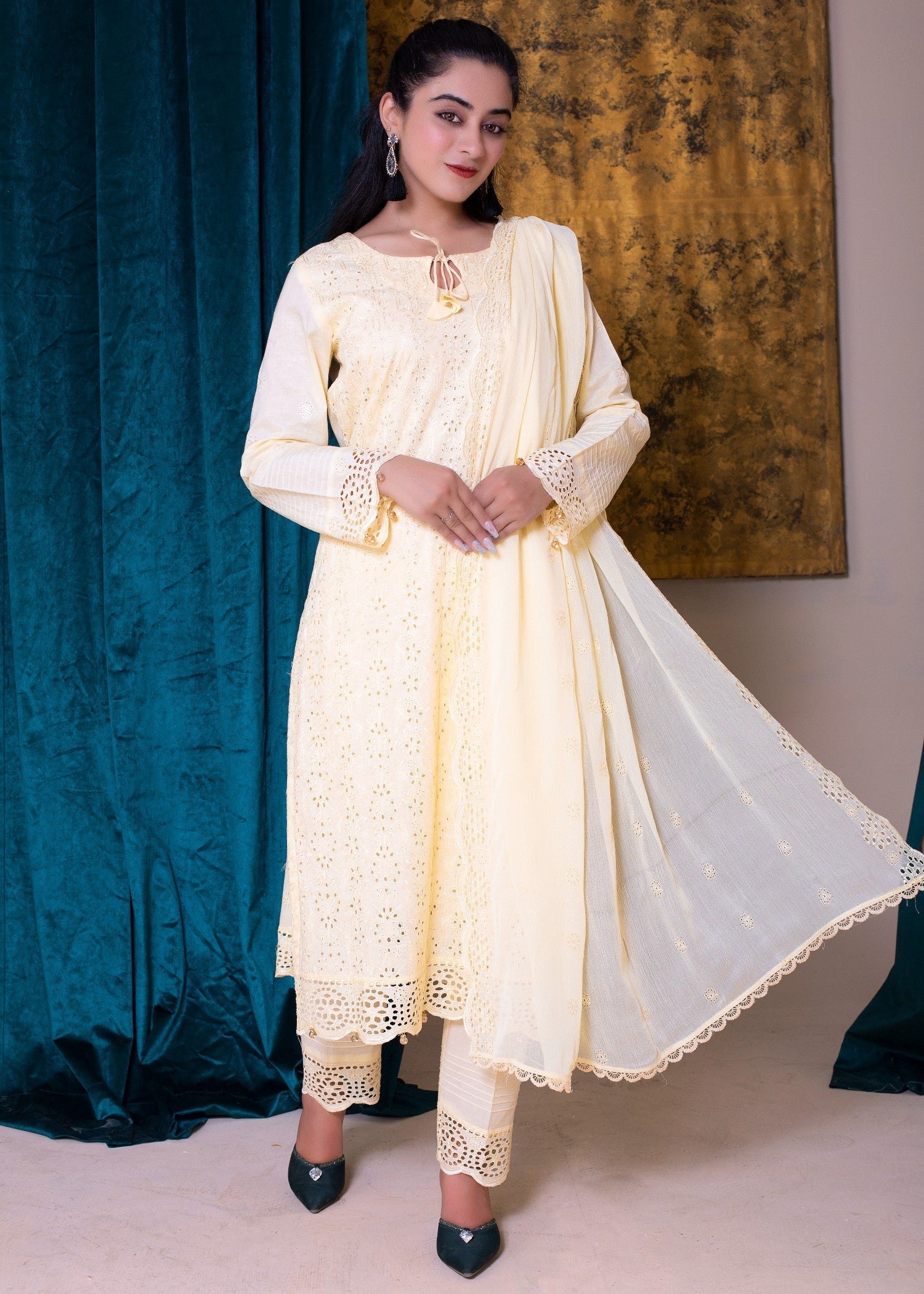 Sundar Stitch LEMON LUSH | SS 1004 Women 3pcs