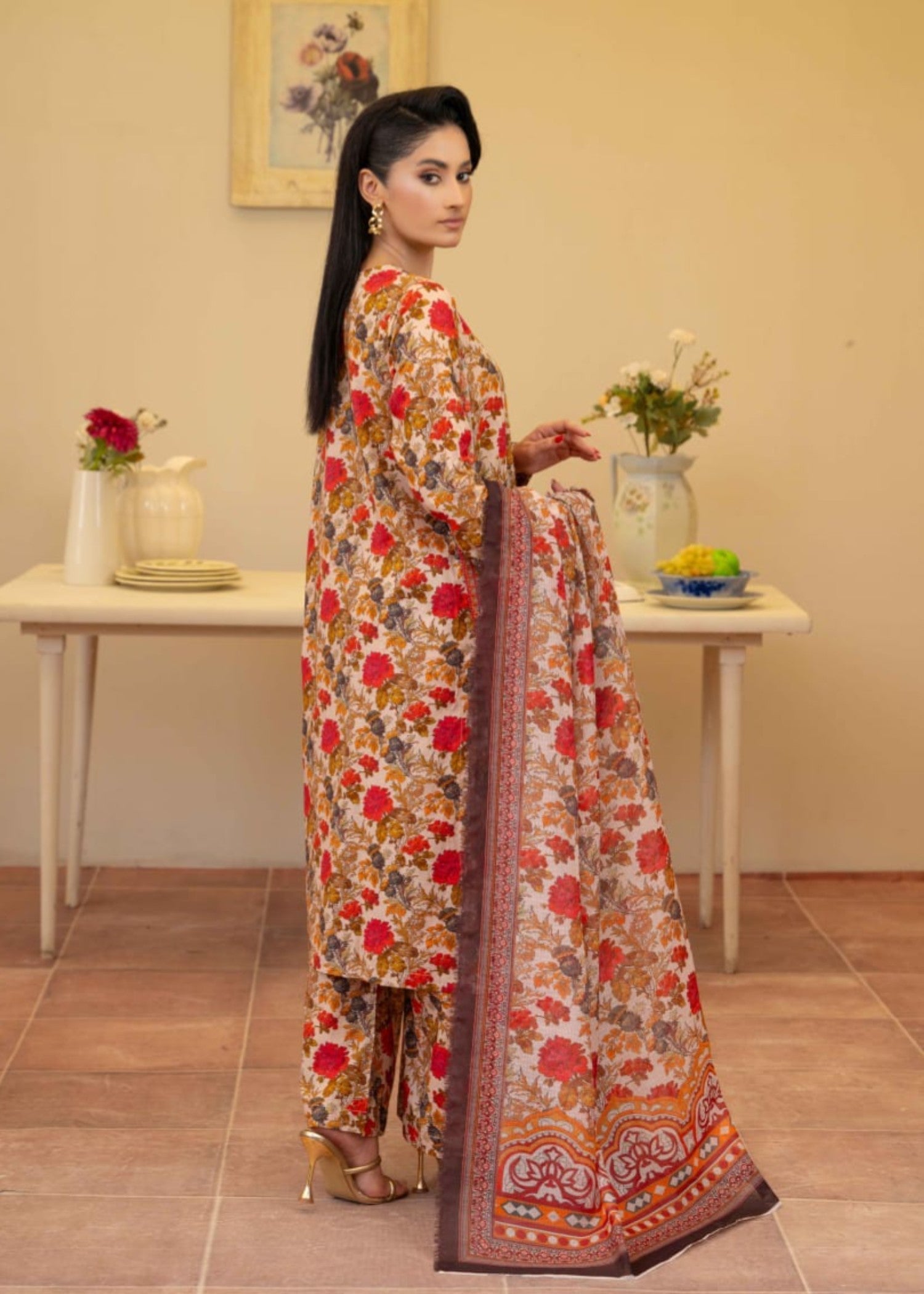 Gul Fashion Embroidered Lawn Kurta Set 13 Women 3pcs