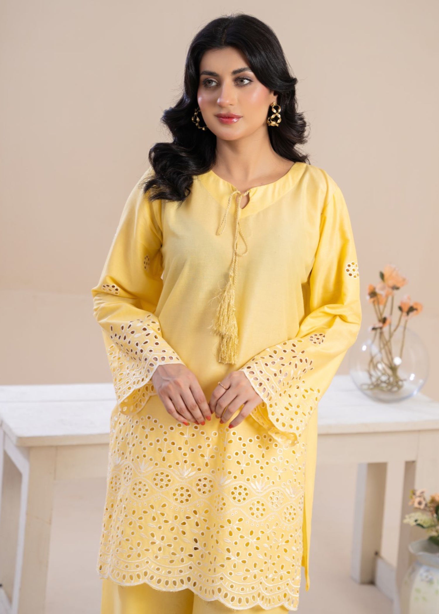 Zeenat & Zoha Lime Women 2pcs