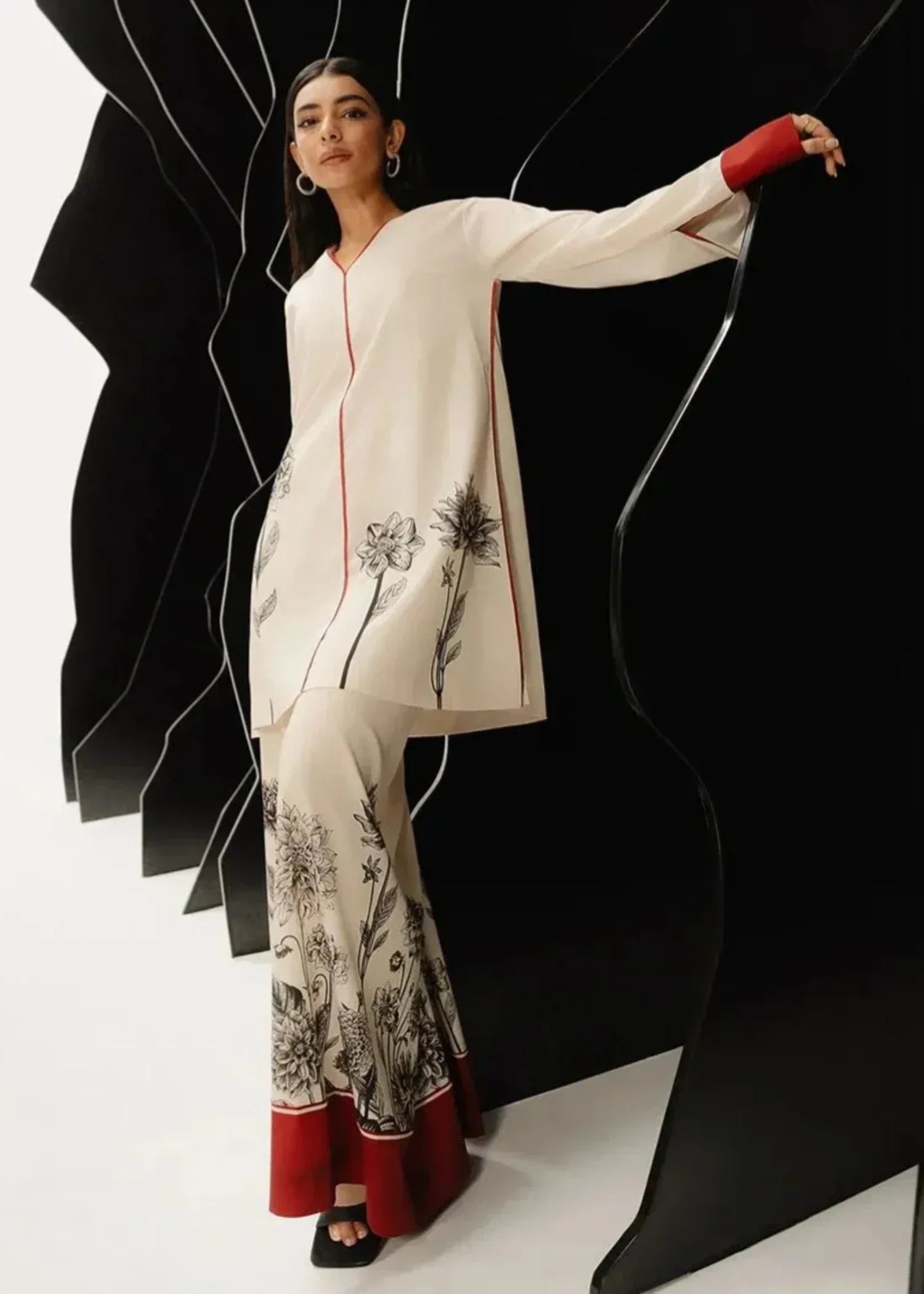 Reetriwaj Floral Women 2pcs