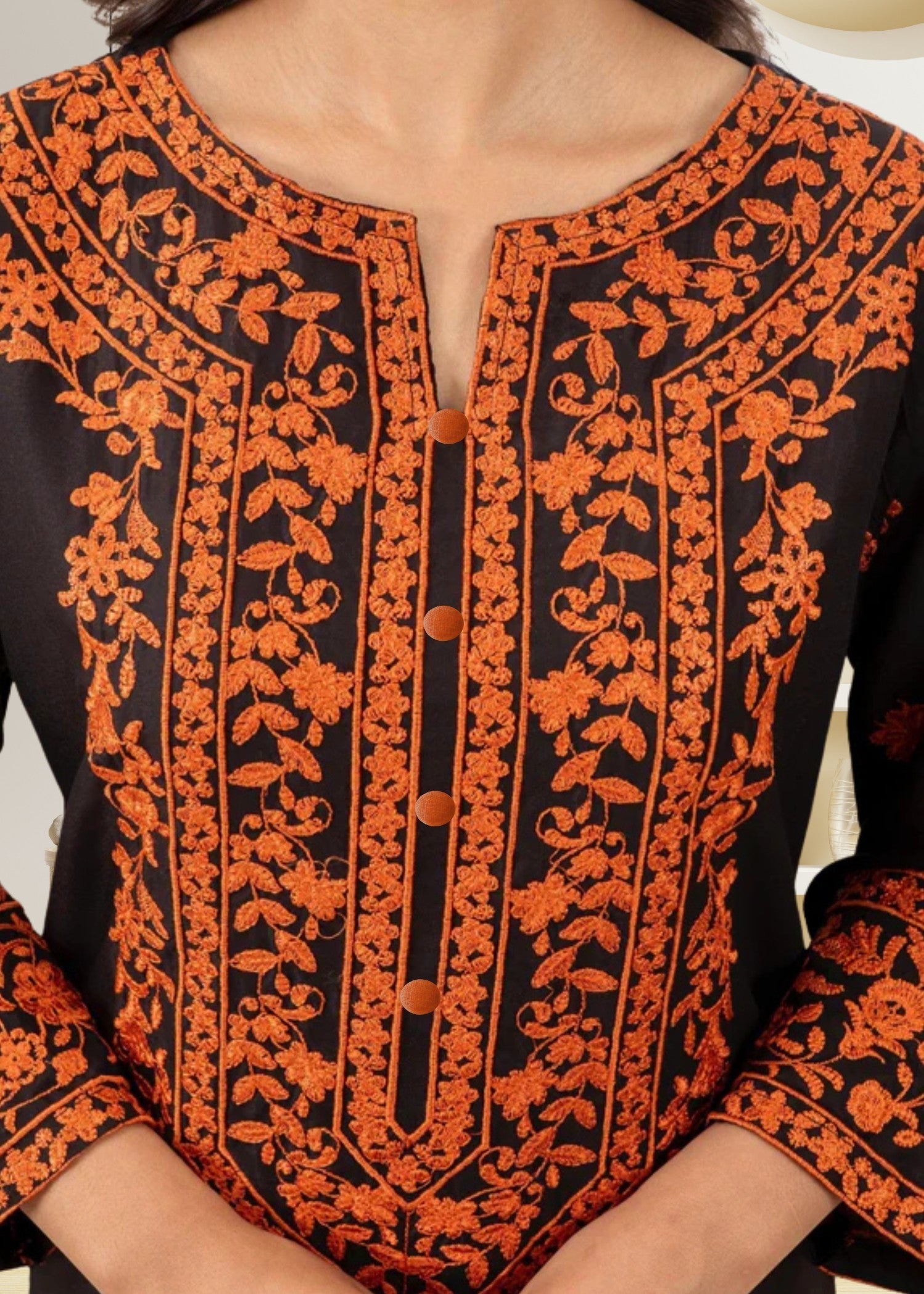 Hamna Kalim SHAISTA ORANGE Women 2pcs