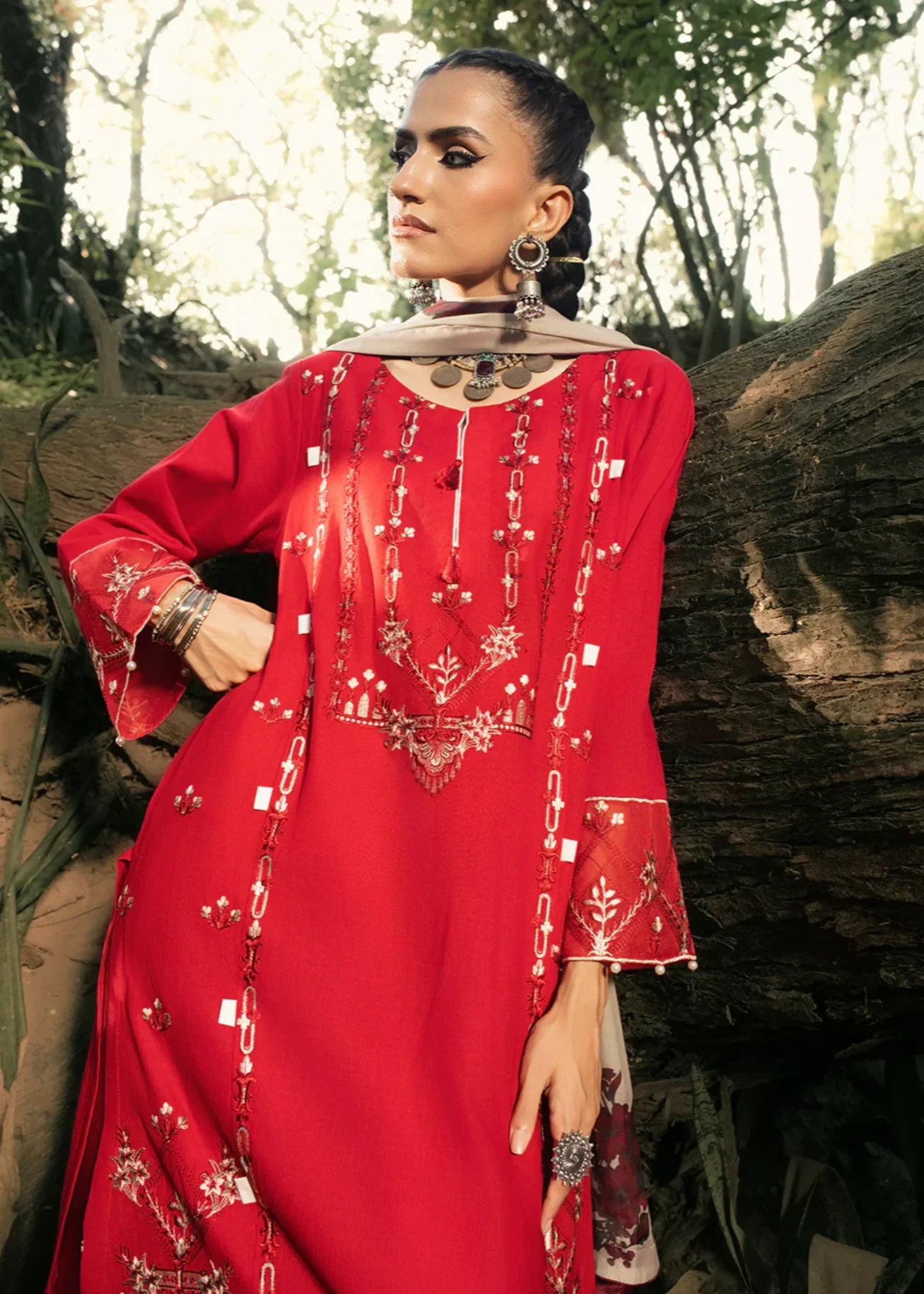 Hemstitch Midnight Rose Women 3pcs