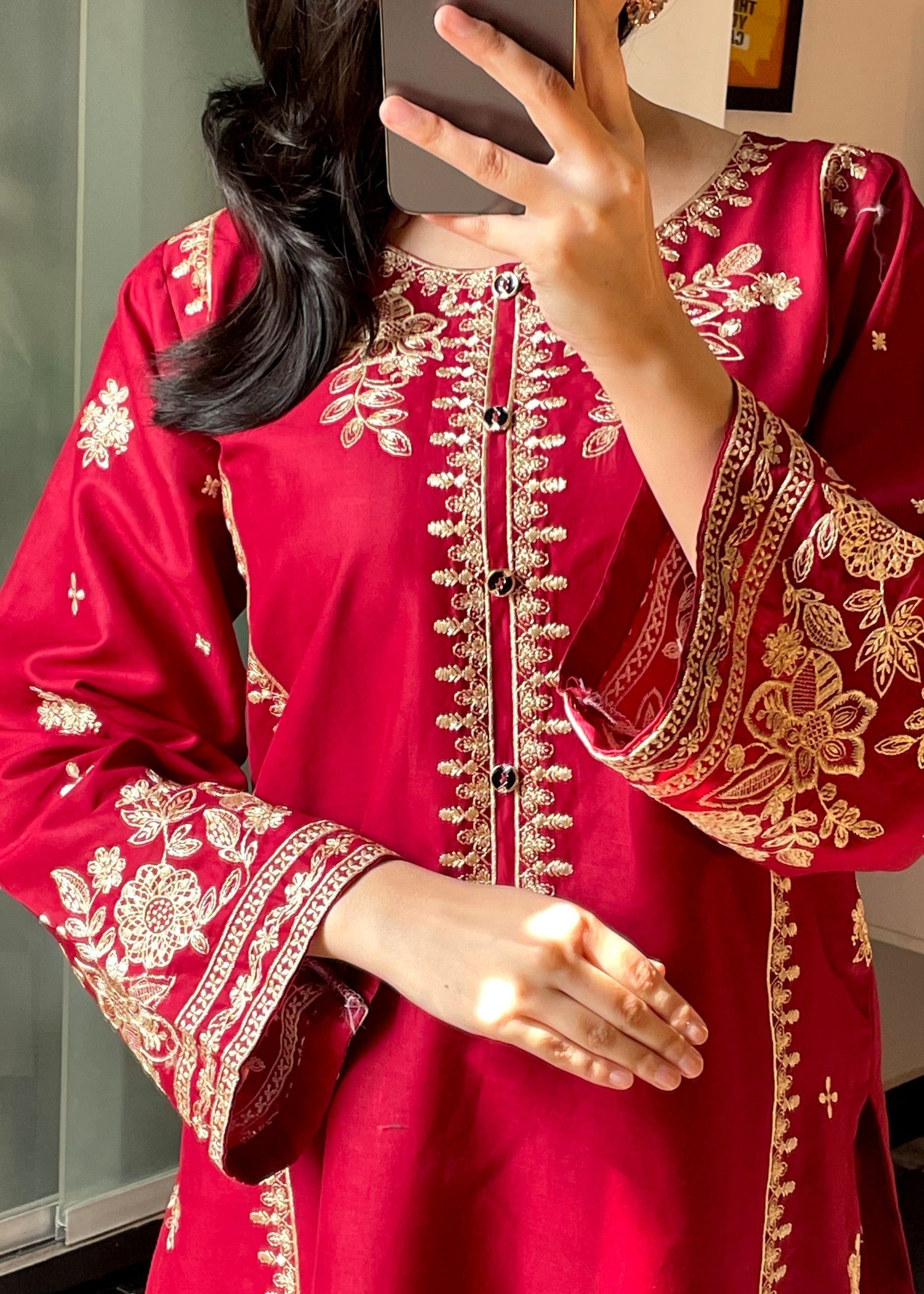 Tehzeeb Libas SAJNI EMBROIDERED Women 2pcs