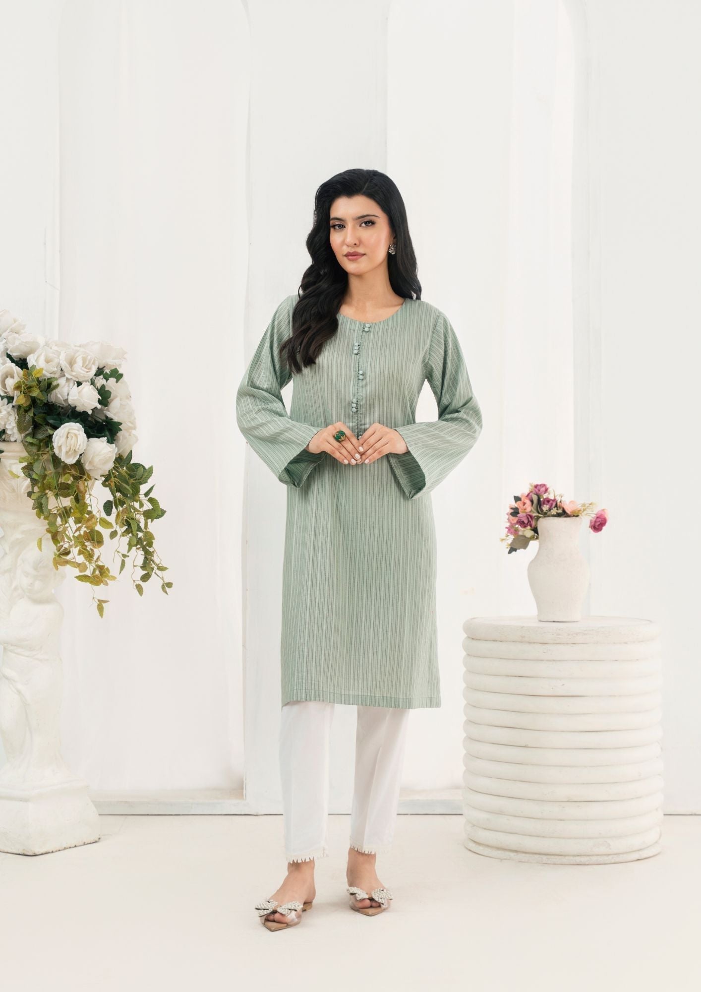 Yolo Pret Bubble Lawn Tunic BUB B25 0001 Women 1pcs