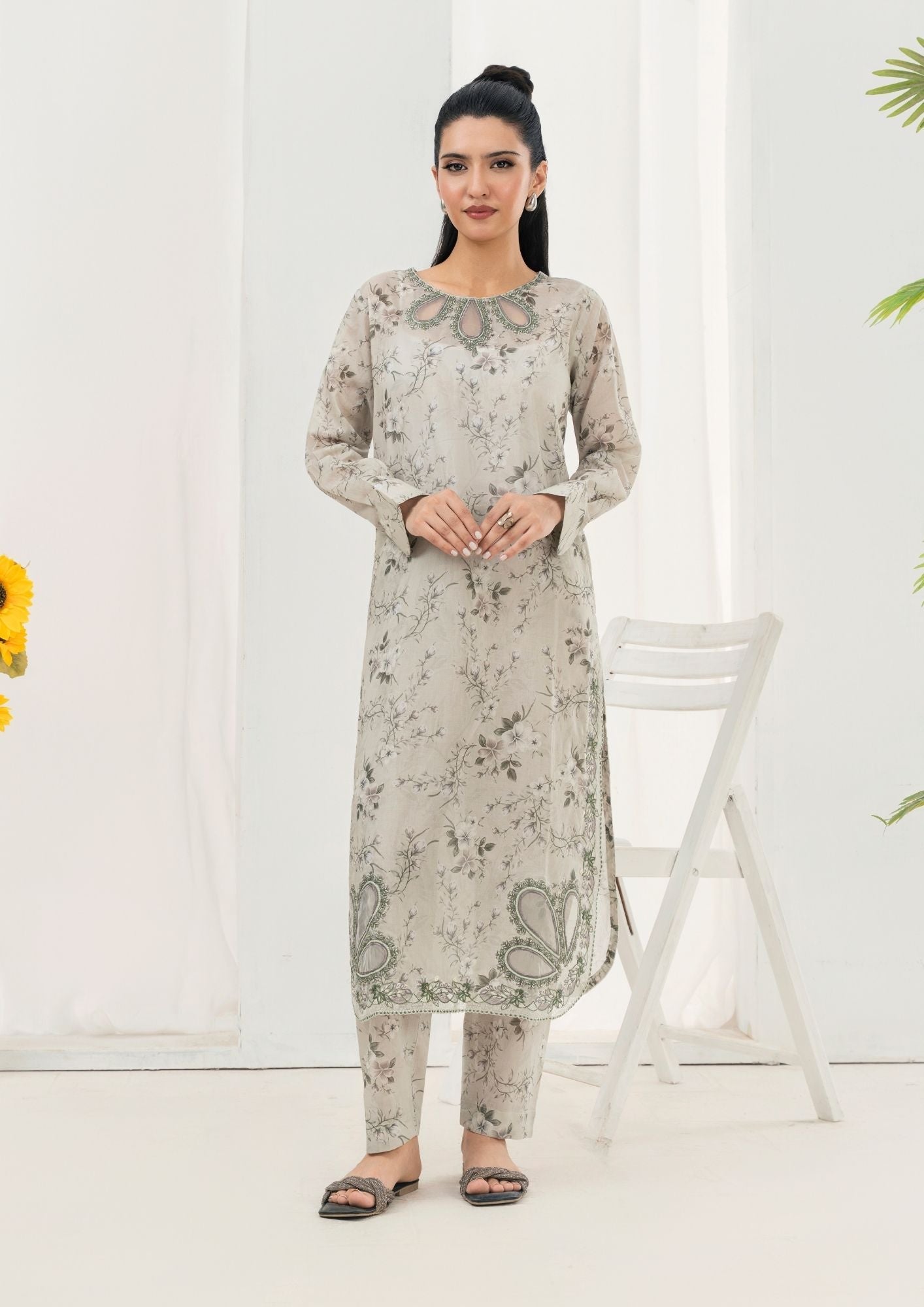 Alfatah Pret Printed Lawn with Embroidery GULZAAR S25 0011 Women 2pcs