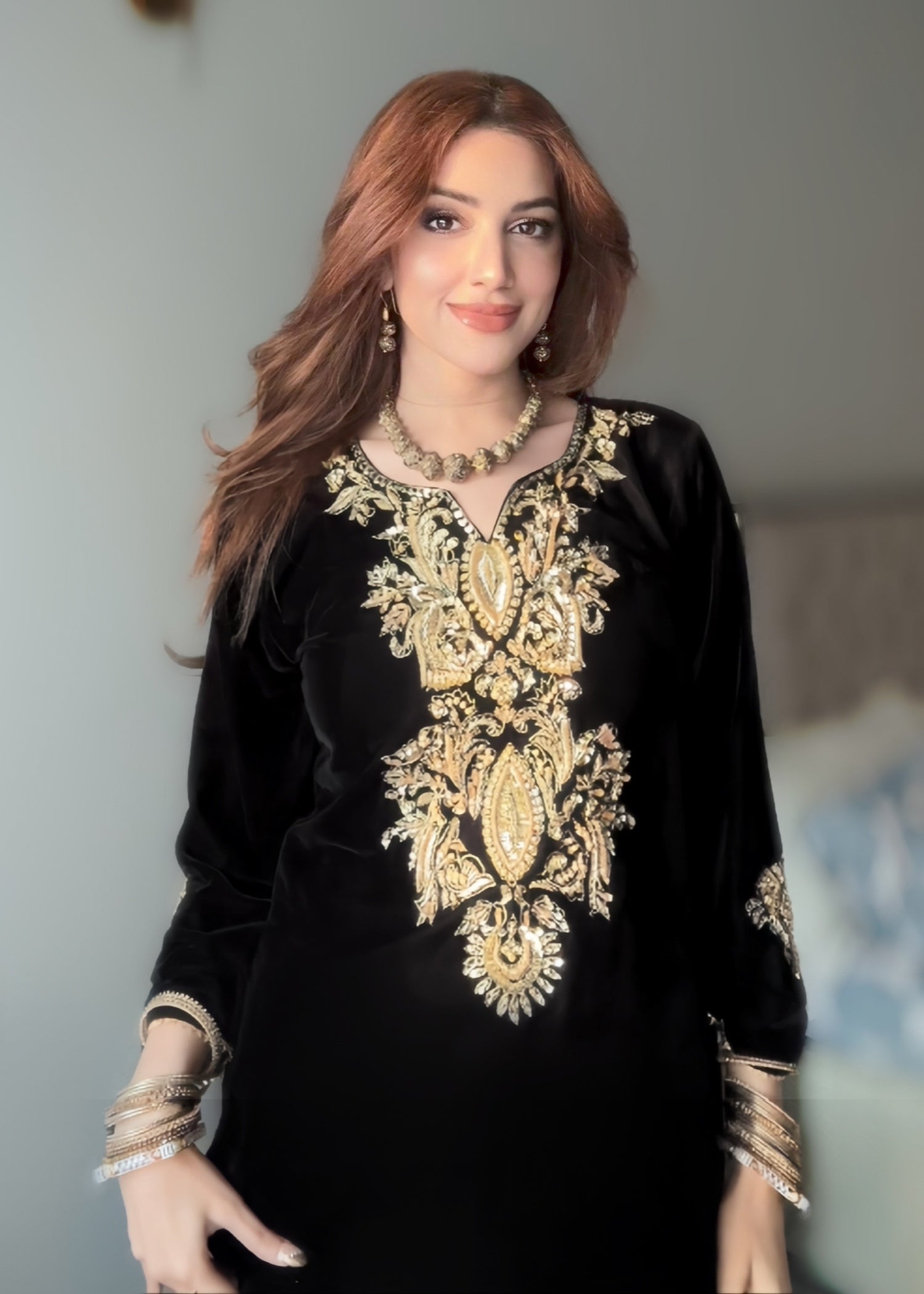 Laal Clothing Velvet V 03 Women 2pcs