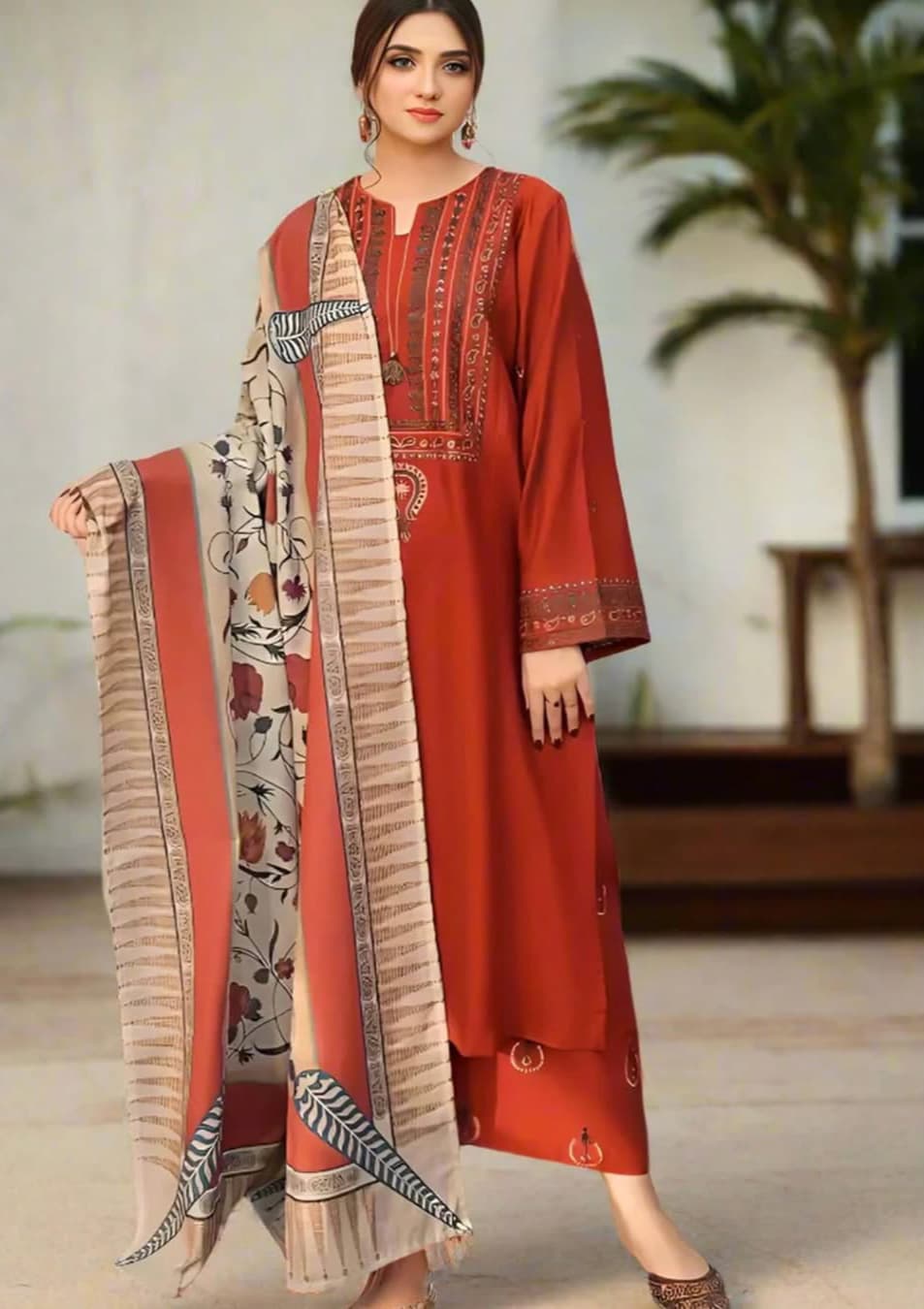 Tehzeeb Libas AYAT SUIT WITH DUPATA Women 3pcs