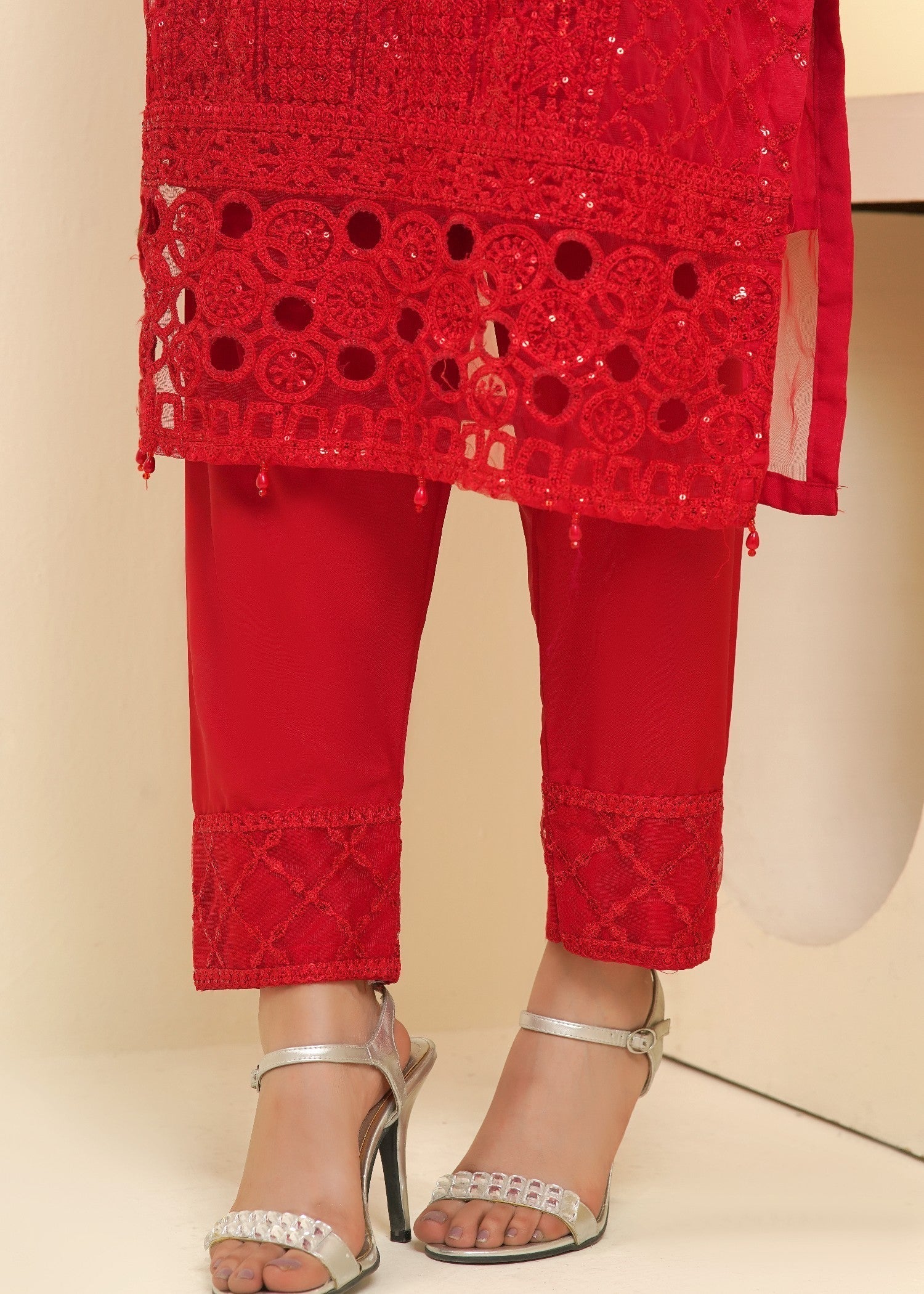 Rangoon Clothing Guluna Red Women 3pcs