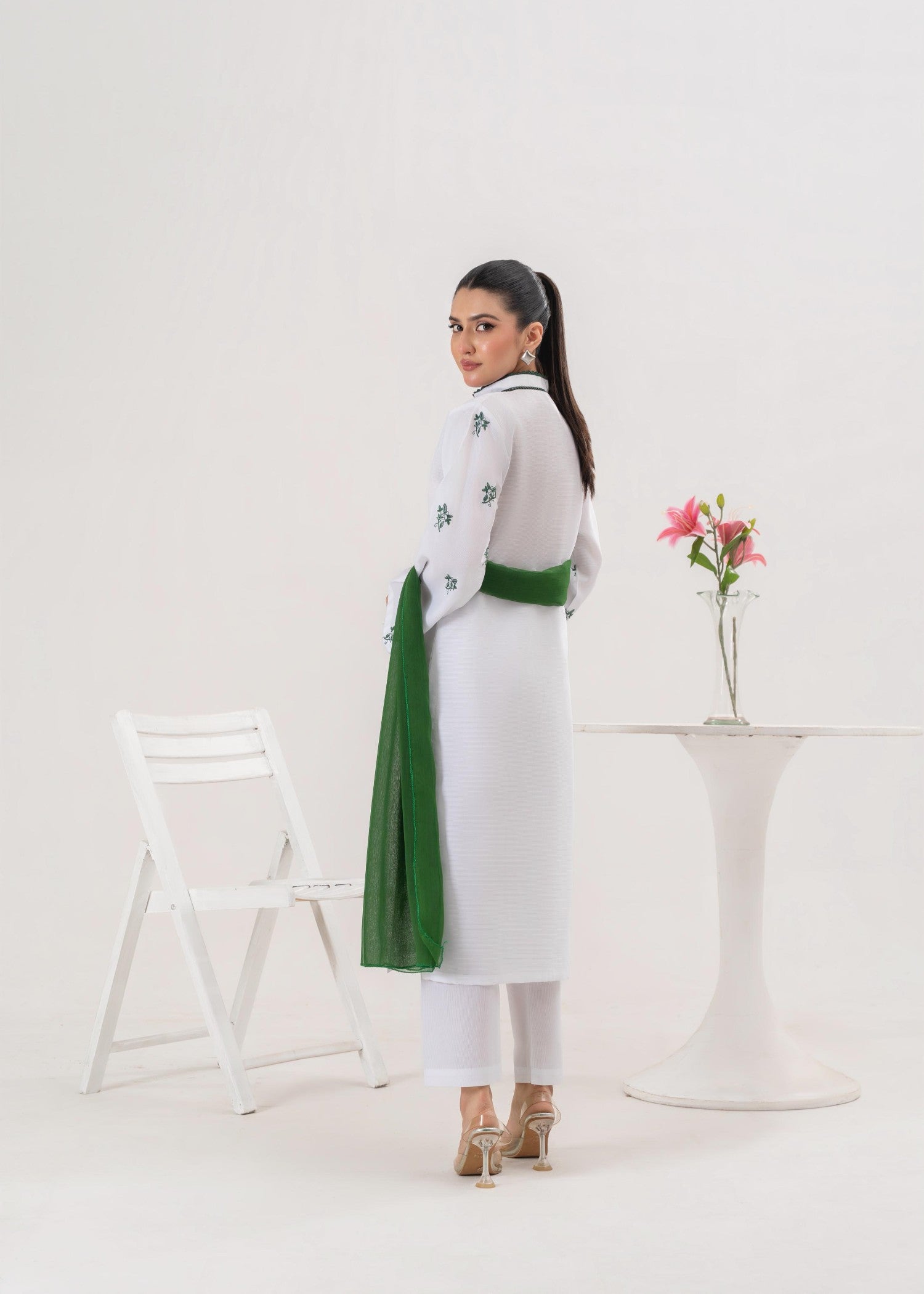 Stylish Collection AZADI EMBROIDERED Women 3pcs