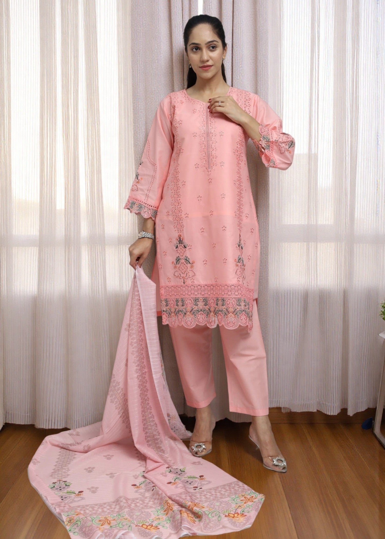 Mirhal Fashion Baby pink Women 3pcs