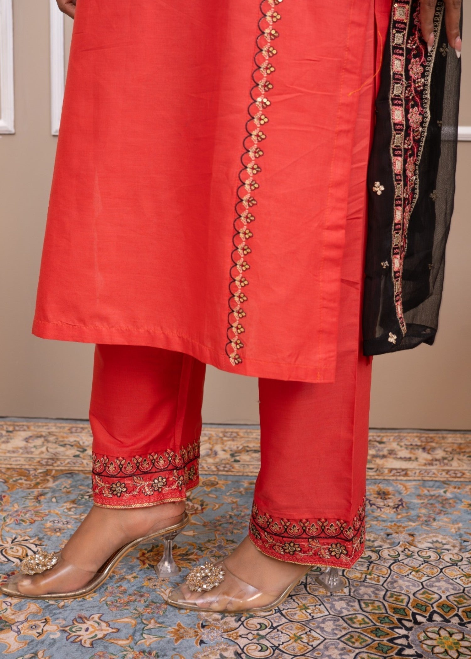 Tehzeeb Libas NOOR EMBROIDERED Women 3pcs