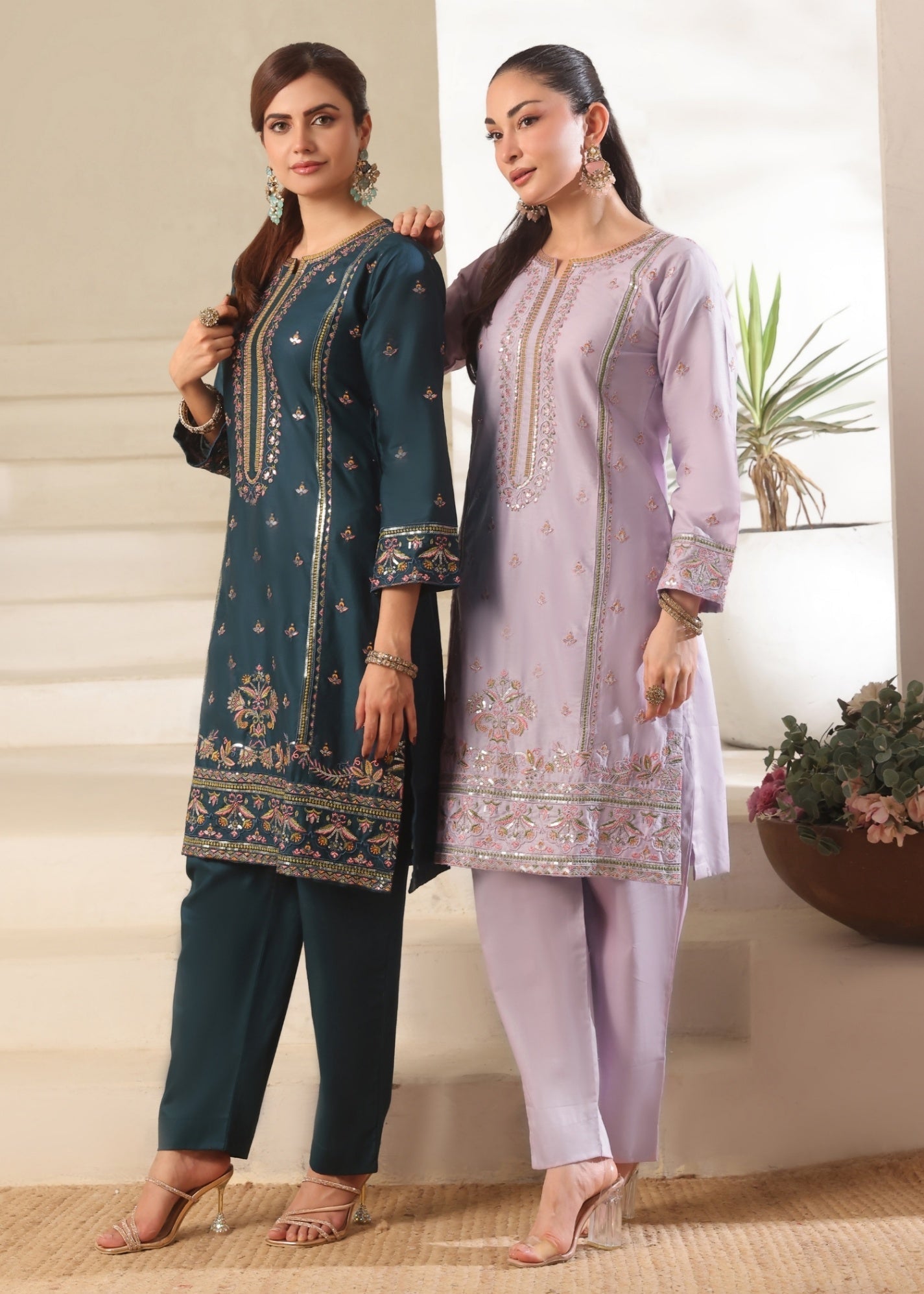 Ayra Pret Rang Deep Sea Green Women 2pcs