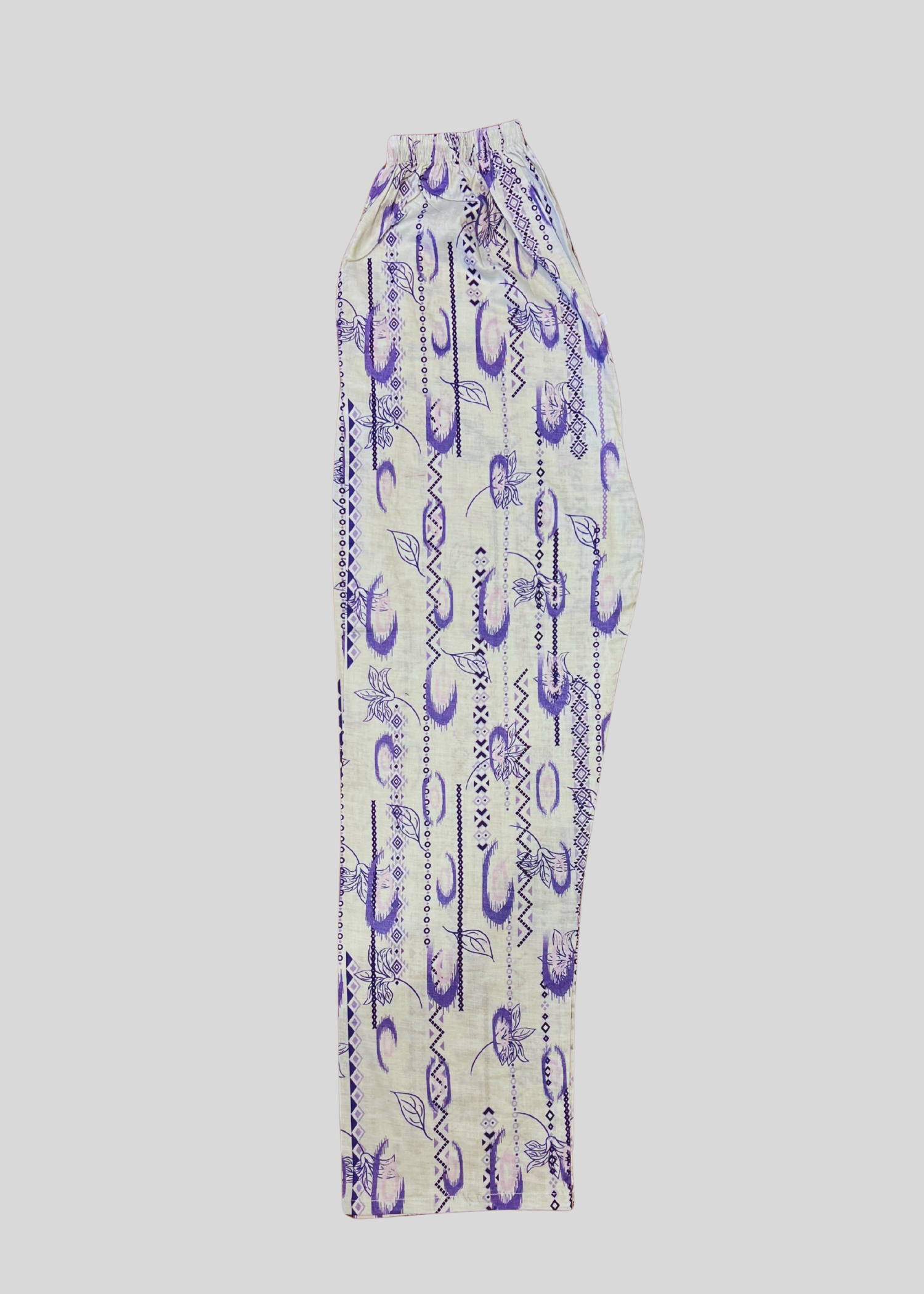 Salimas Abstract white & Indigo Stitched Lawn Suit Women 2pcs