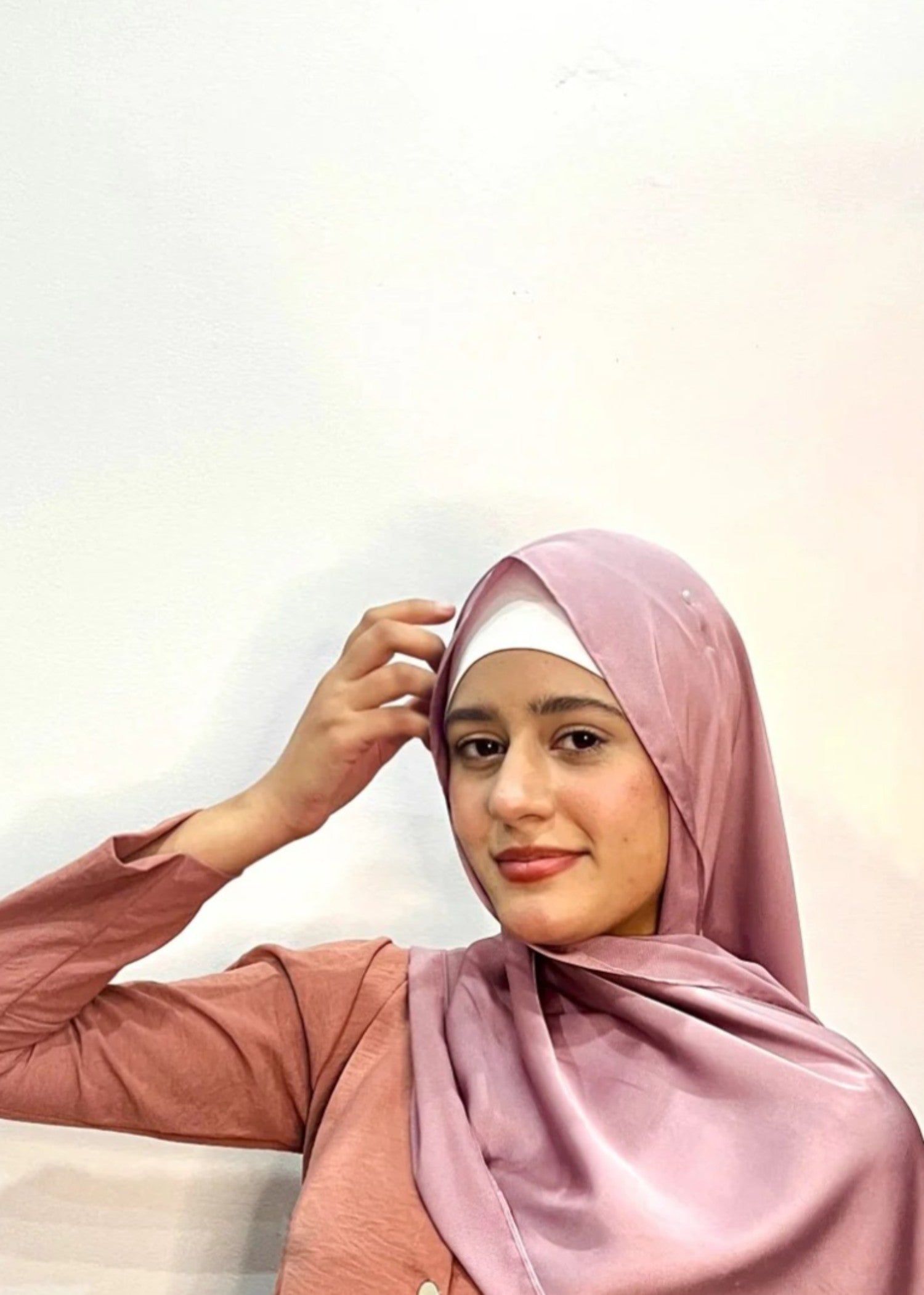 Imtiazbyalrubab Iris Frock Style Co Ord Set Coral Women 2pcs