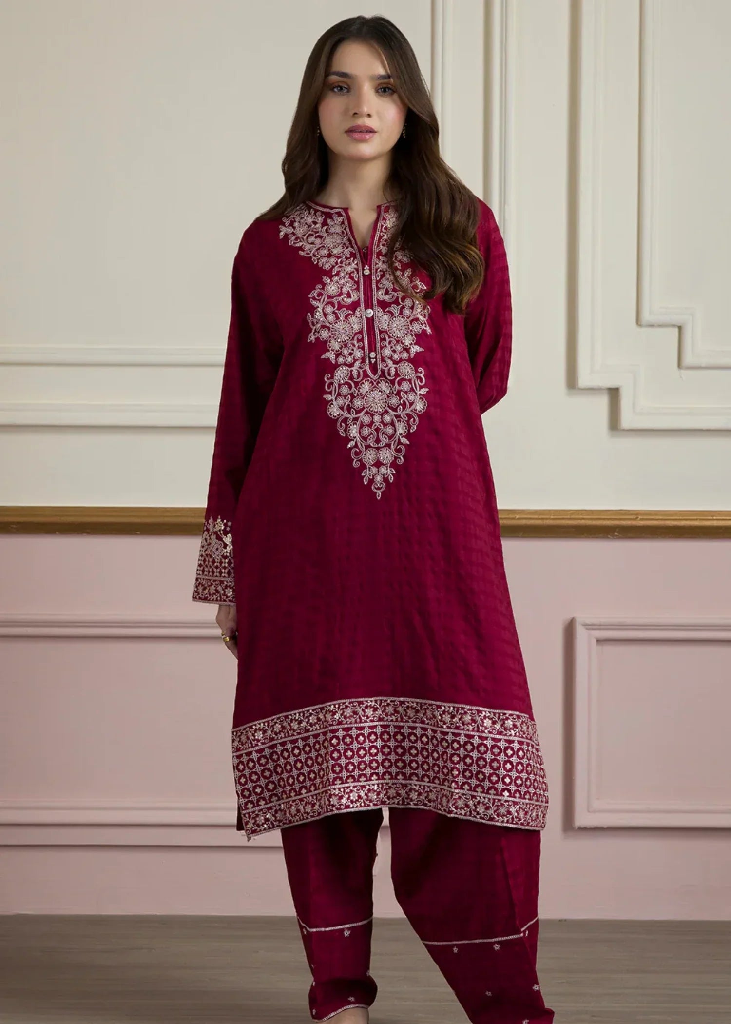 Zellbury WPS2522570 Maroon Women 2pcs