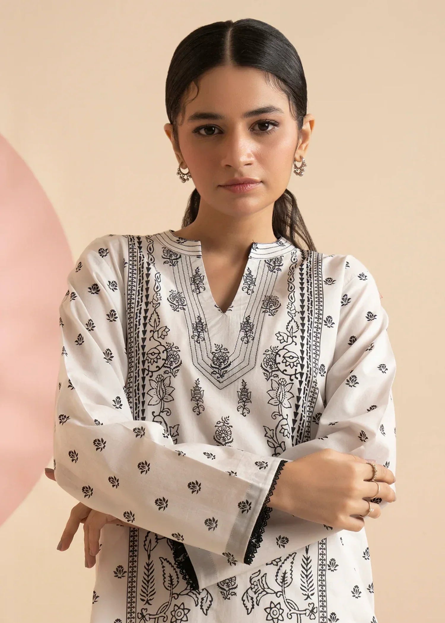 Zellbury WPS2521767 White Women 2pcs