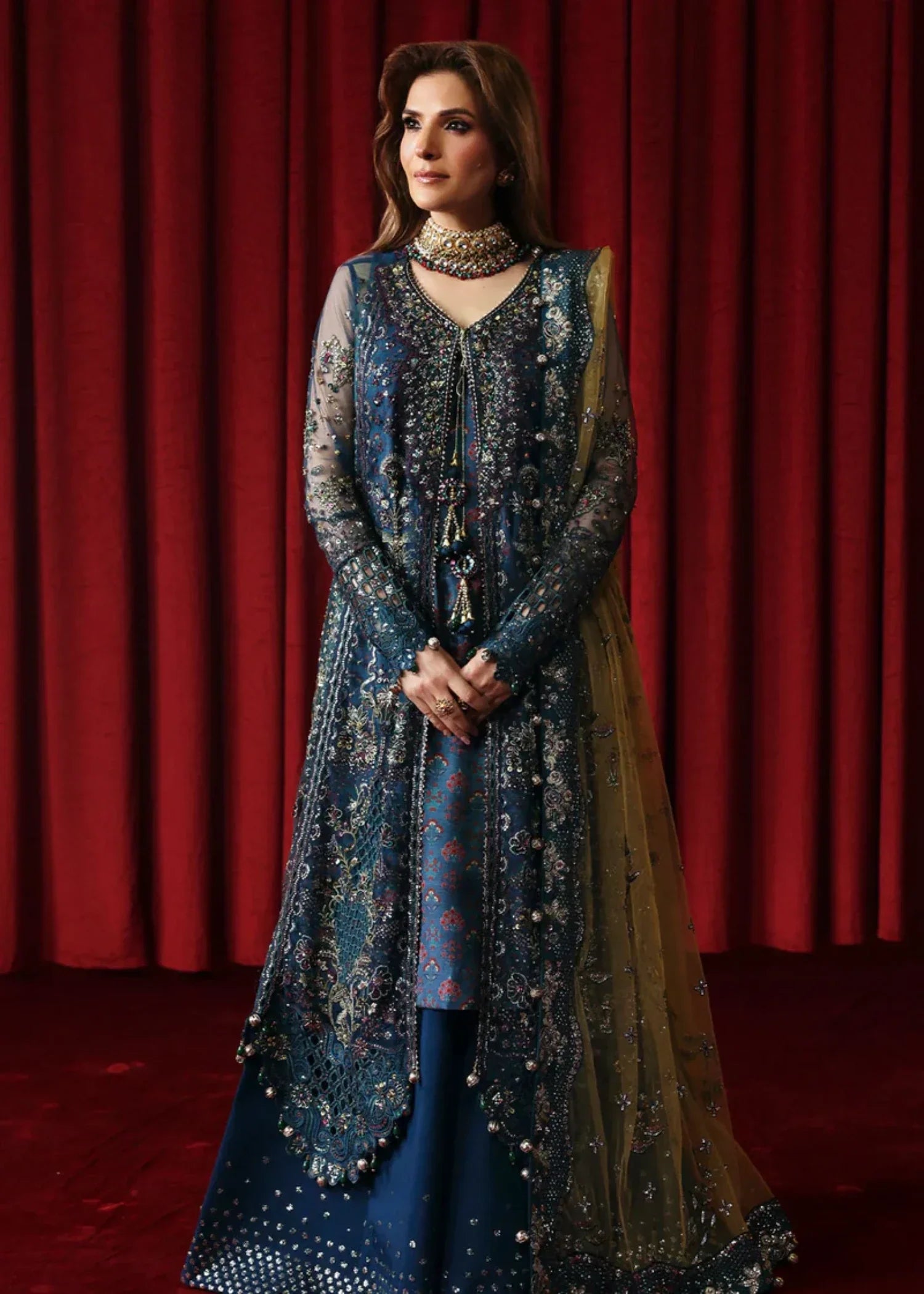 Nureh- NL 84 Resham Women 3pcs