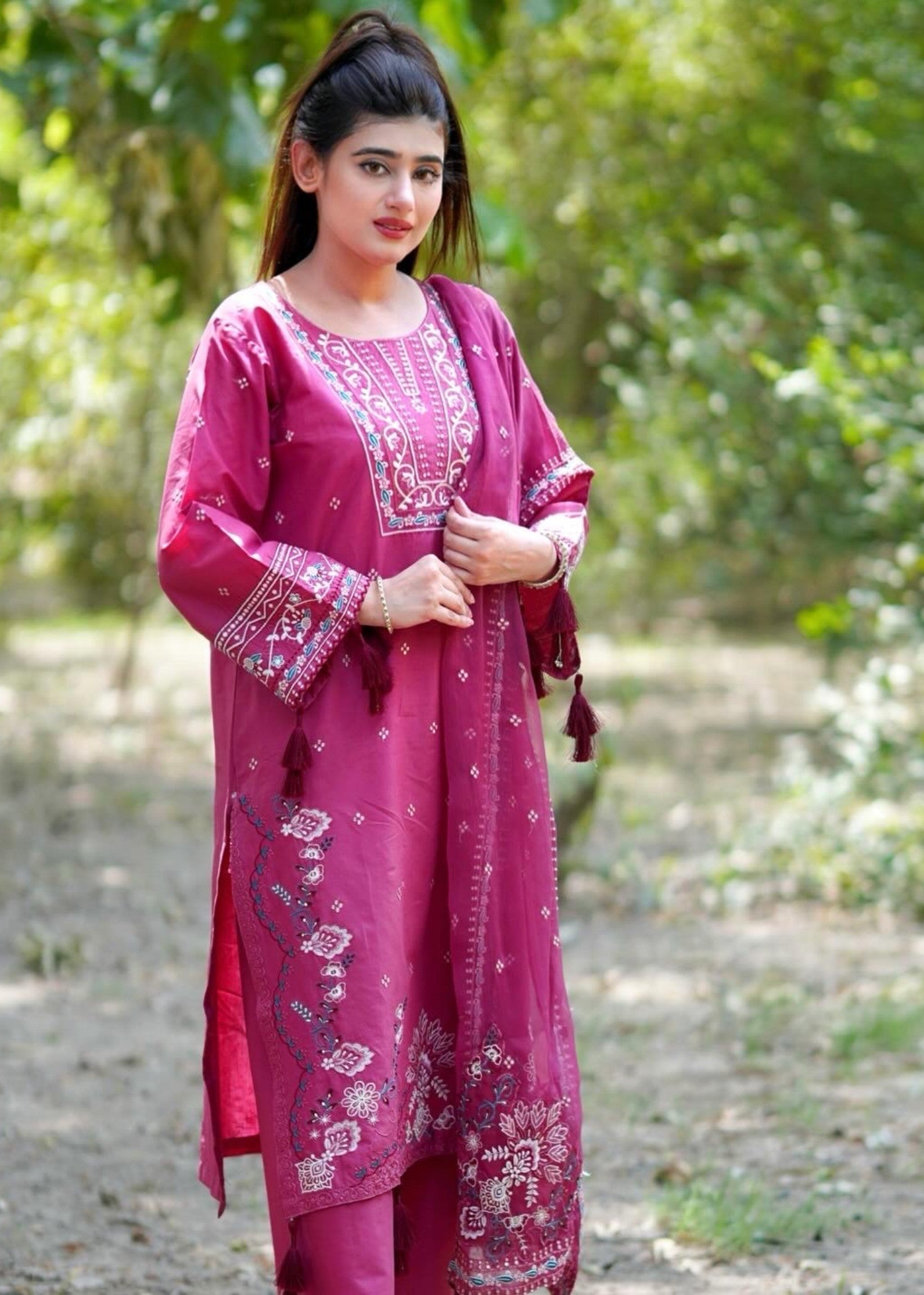 Chaudhary Arts Alishah Embroidered Women 3pcs