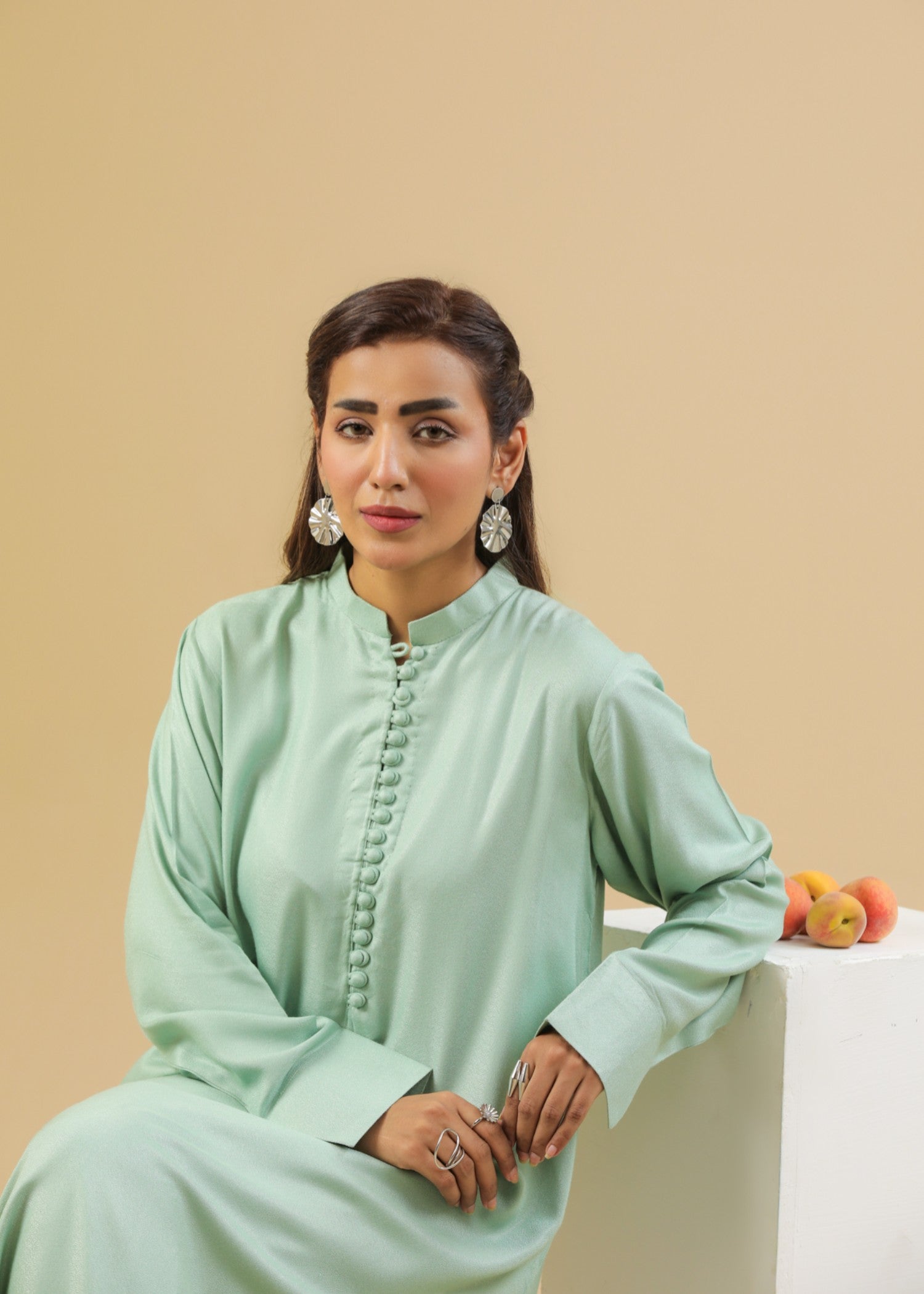 Zenyre Mint Dove Solid Set Women 2pcs