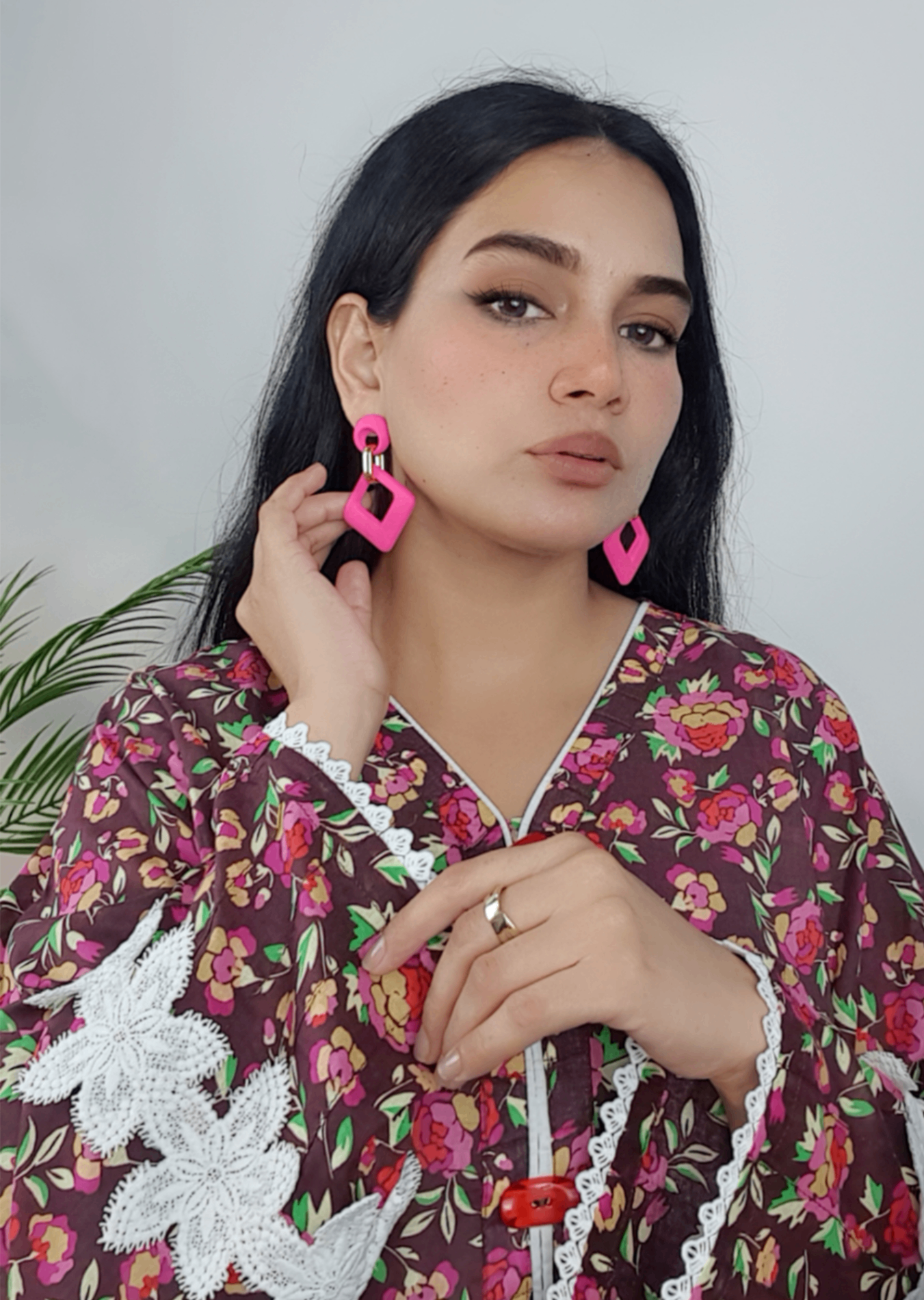 Namal Zara Ltd Summer Pret Lawn Burnt Umber Floral Design Women 3pcs