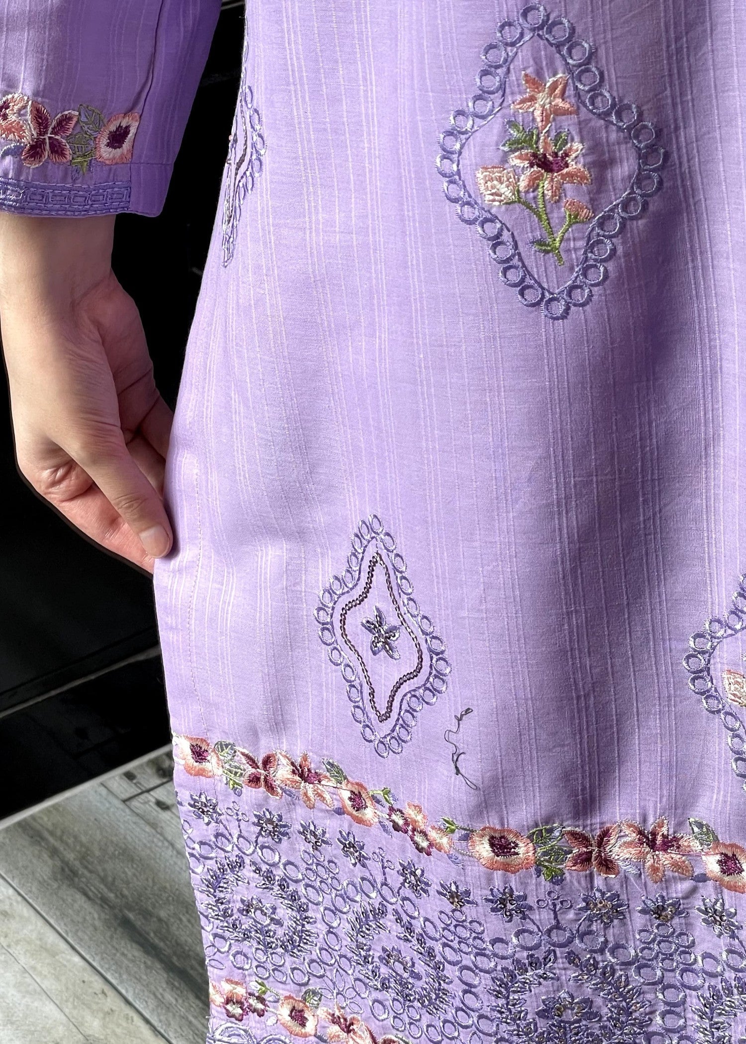 Tehzeeb Libas NOIR BLOOM Women 2pcs