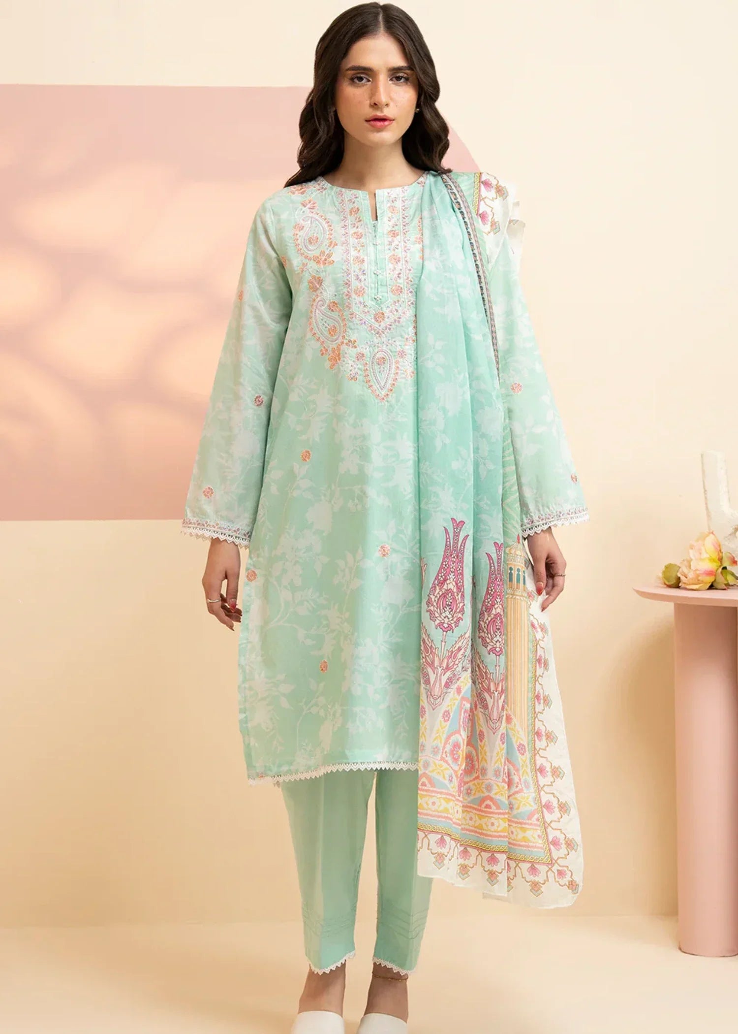 Zellbury WPS2531455 Mint Green Women 3pcs