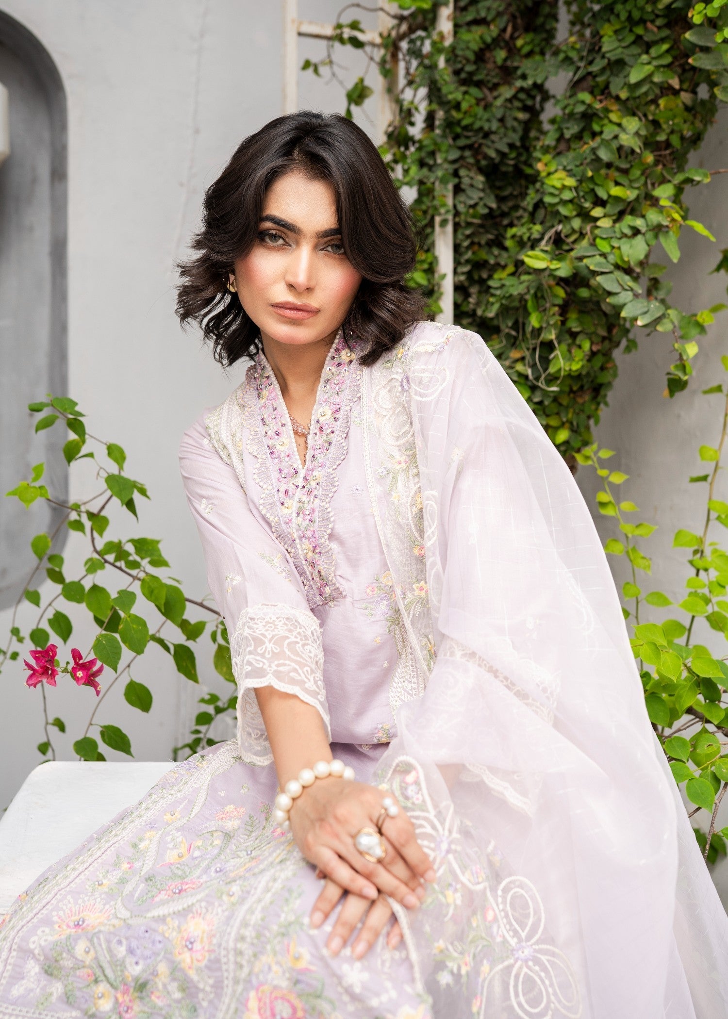 Zainab Fazlani Sahar e Lavender by Women 3pcs