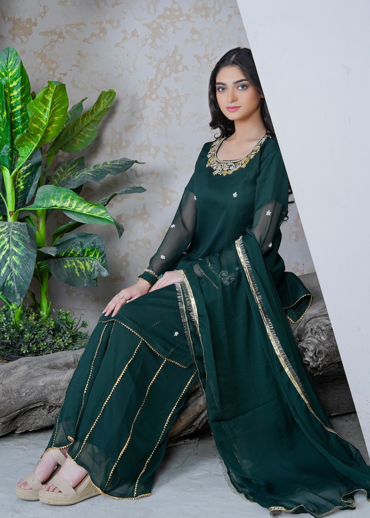 Miss & Mrs Chiffon sh ADA B Women 3pcs