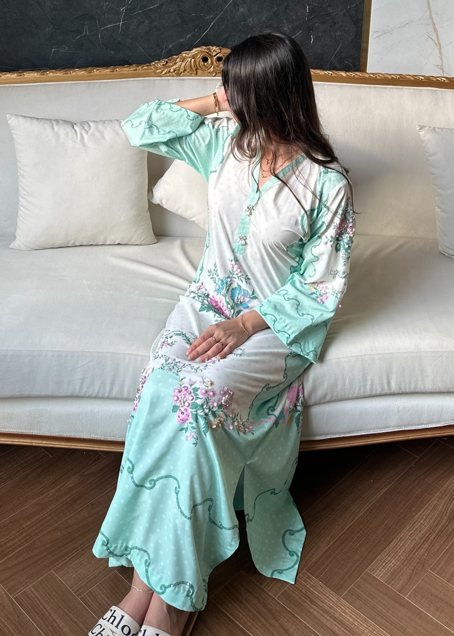 Amber Imran Official Sage Petals Women 1pcs