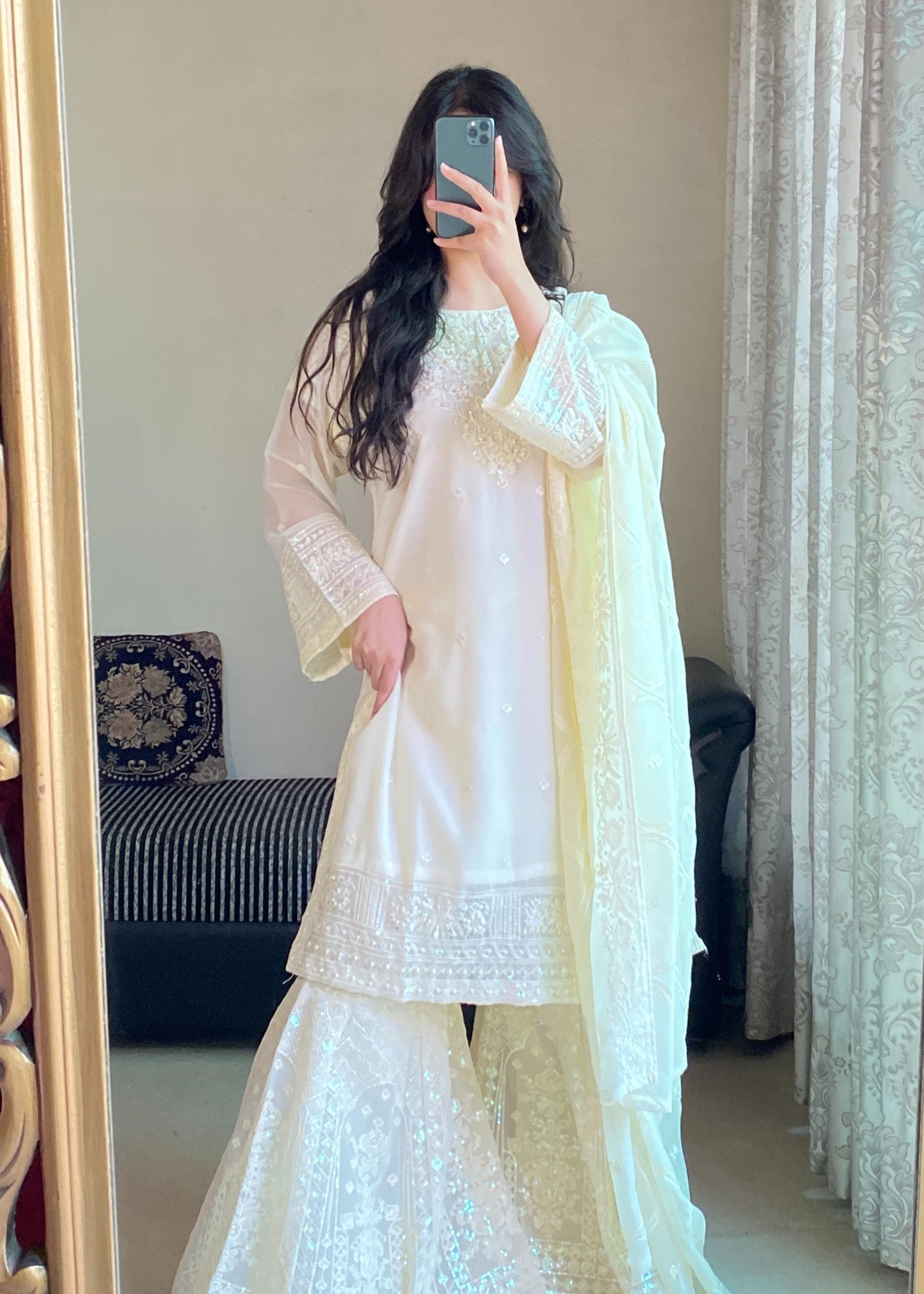 Four Season Boutique AABROOH CREAM WHITE Women 3pcs