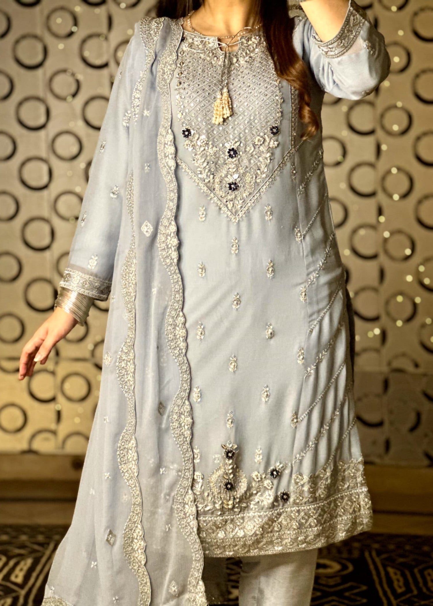 Zohan Ateeq Tasbiha (Grey) Women 3pcs