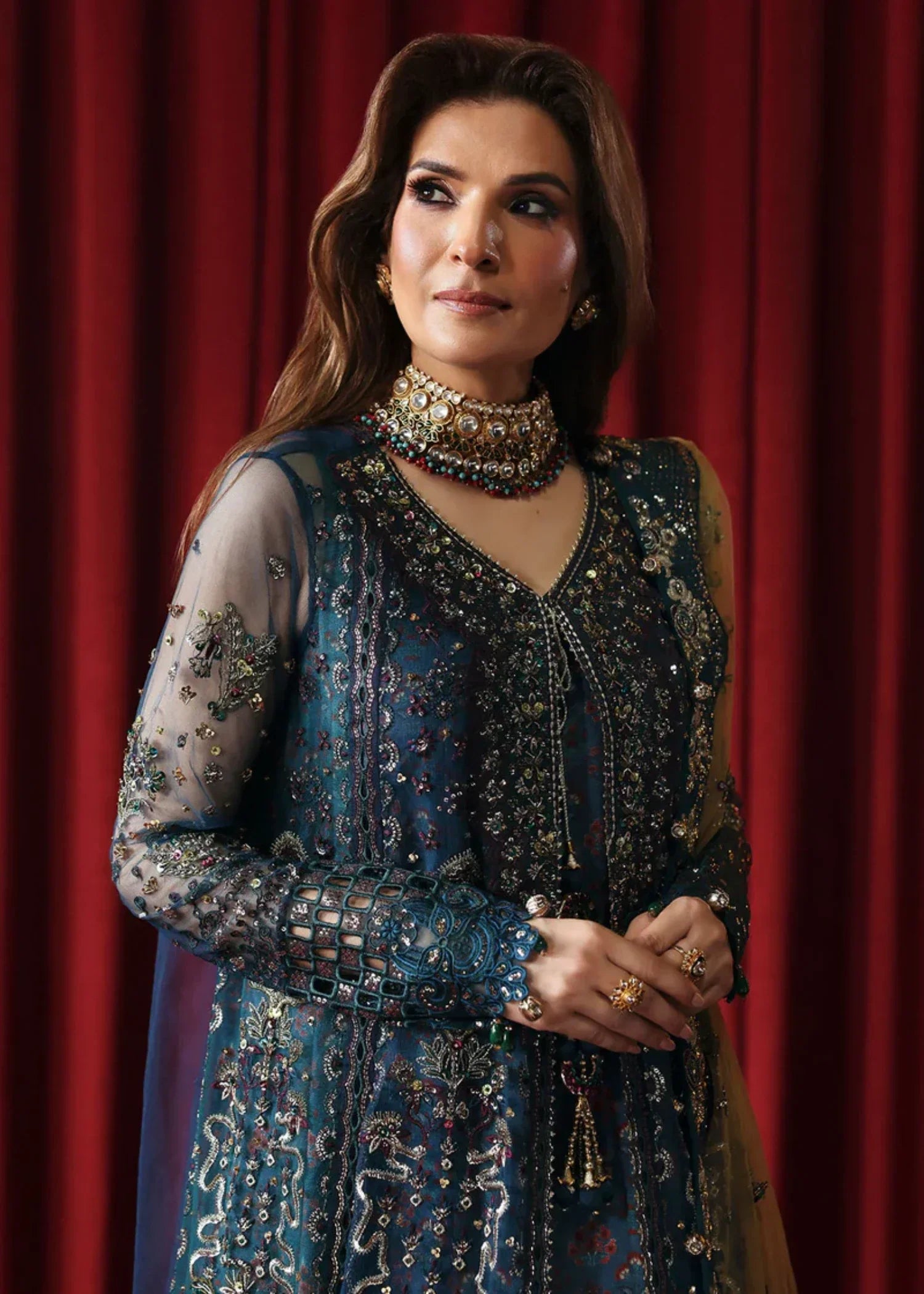 Nureh- NL 84 Resham Women 3pcs