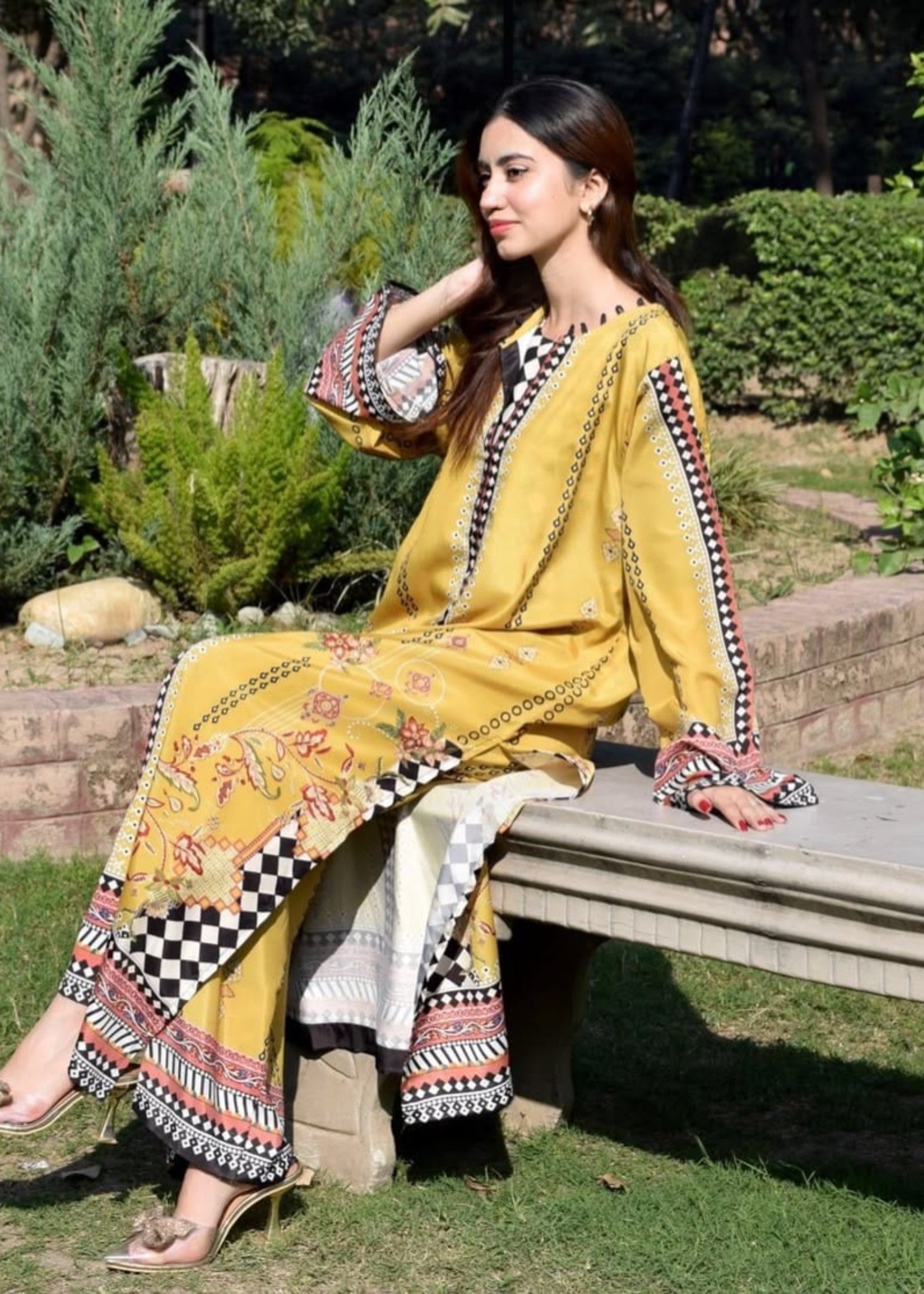 Tehzeeb Libas HASEEN DIGITAL Women 2pcs