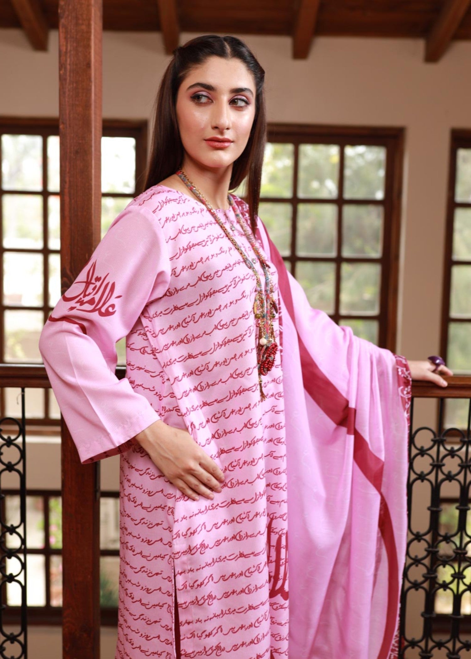 Tng (The Next Generation) Ain se Iqbal | | Stitched | Pink Women 2pcs