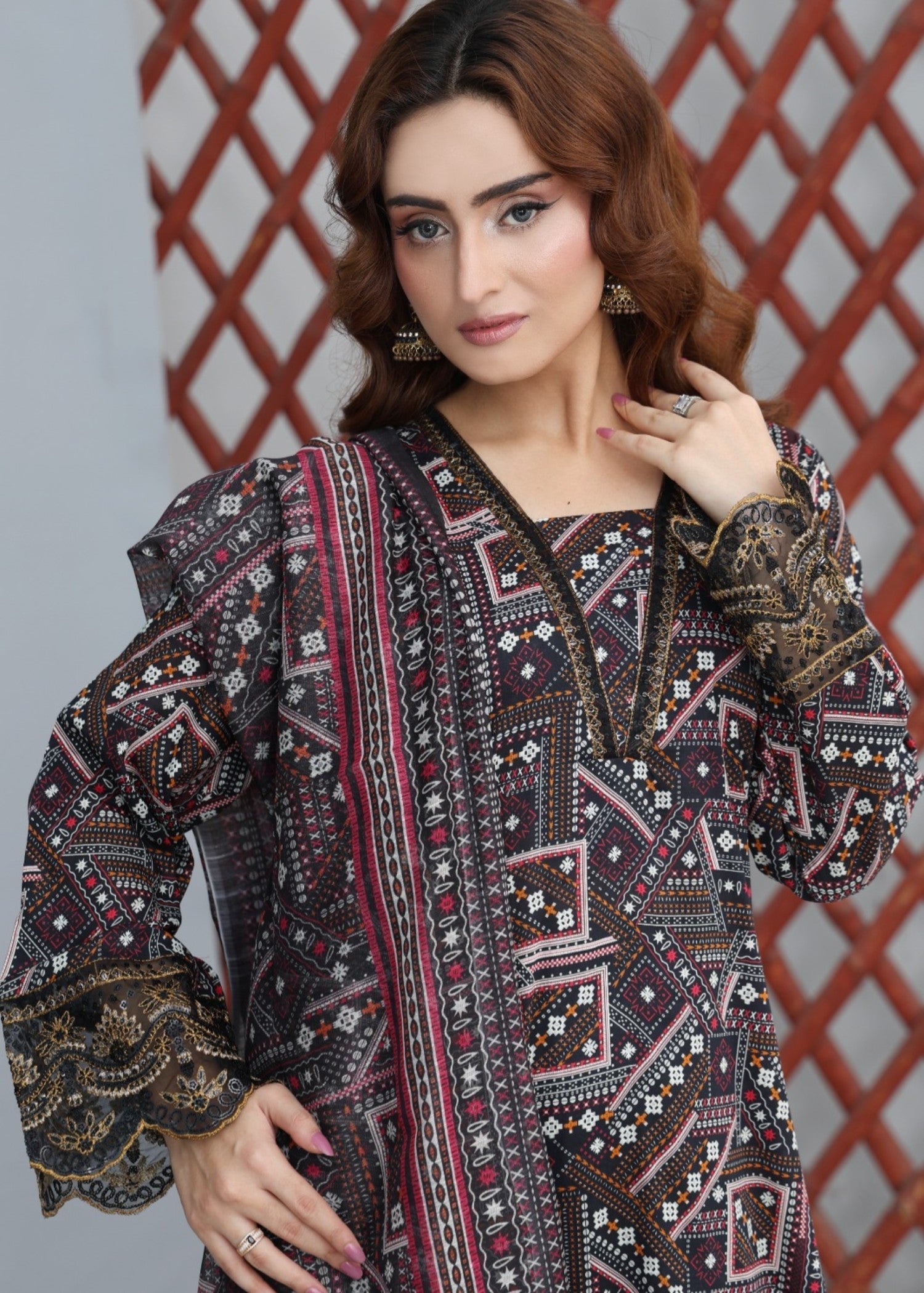 Reetriwaj BRN Long Women 3pcs