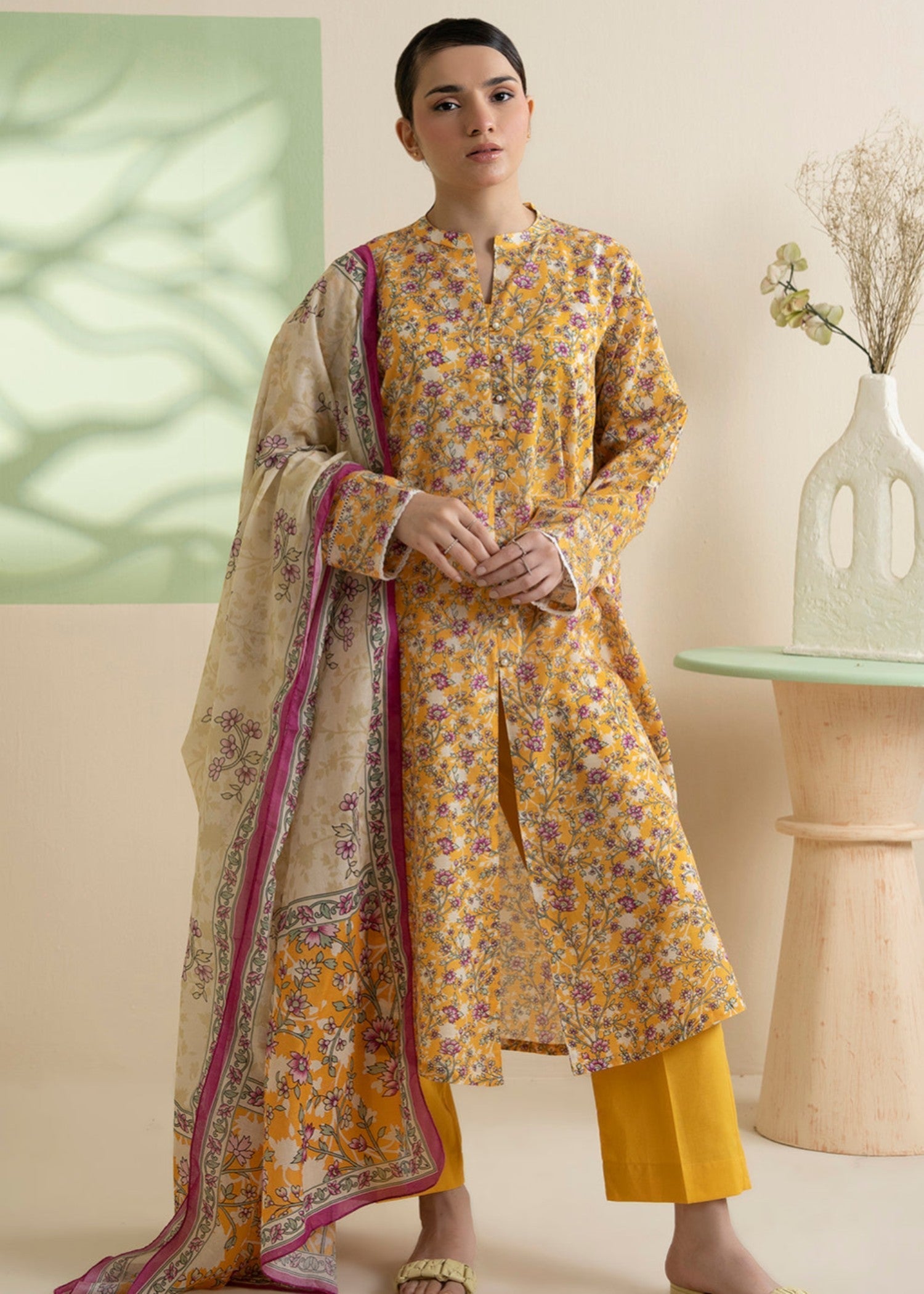 Zellbury WPS2531985 Yellow Women 3pcs