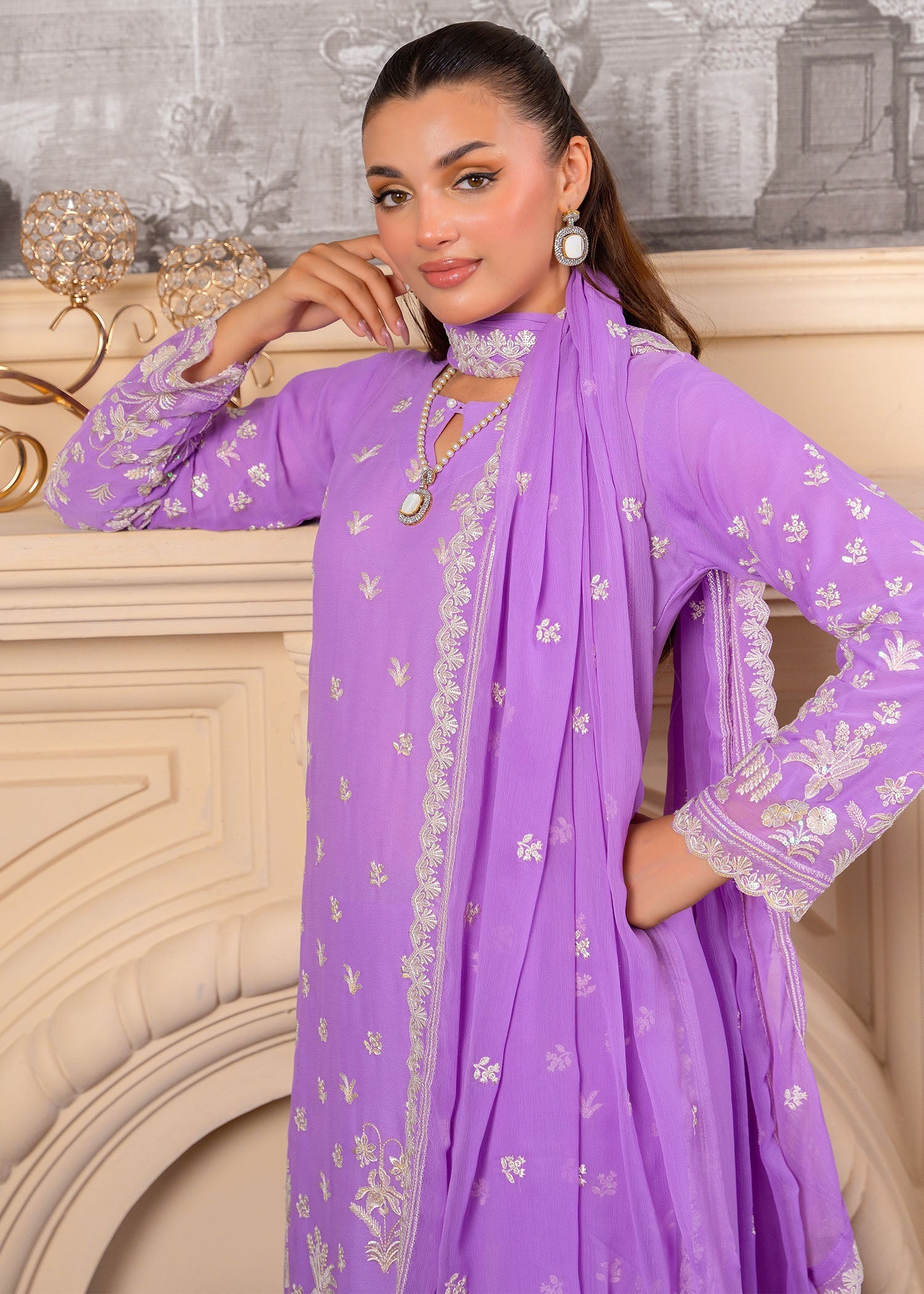 Zahab By M Lavender Glow Women 3pcs