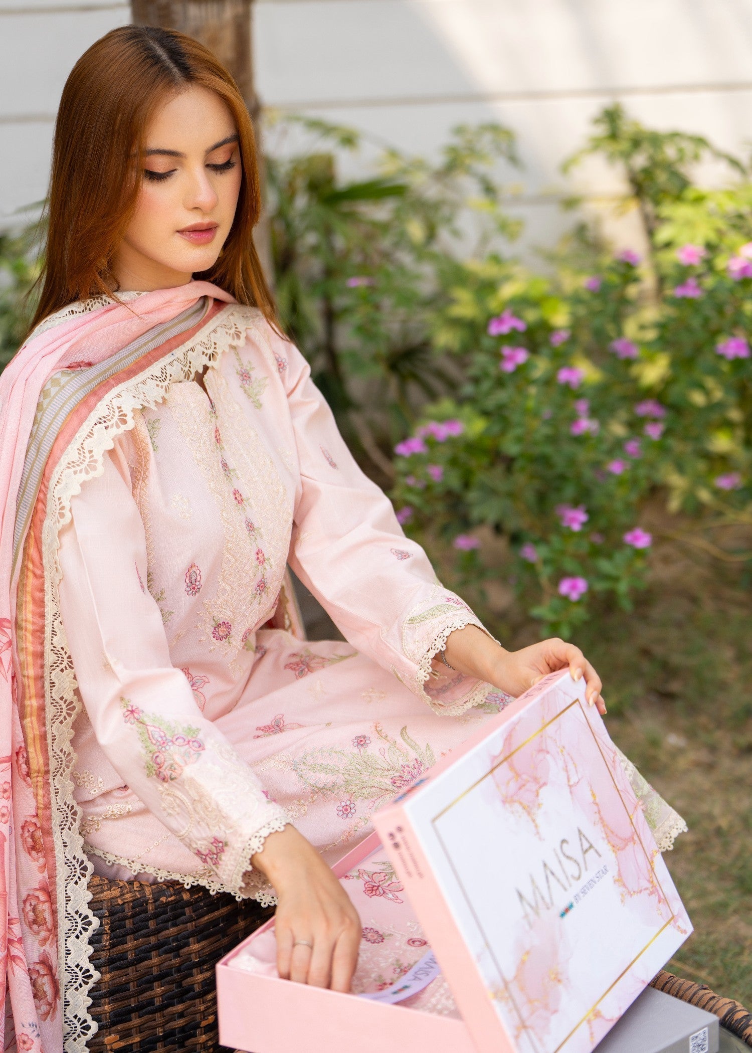 Maisa By Seven Star 3 PieceLuxury Embroidered | CLE 0208 Women 3pcs