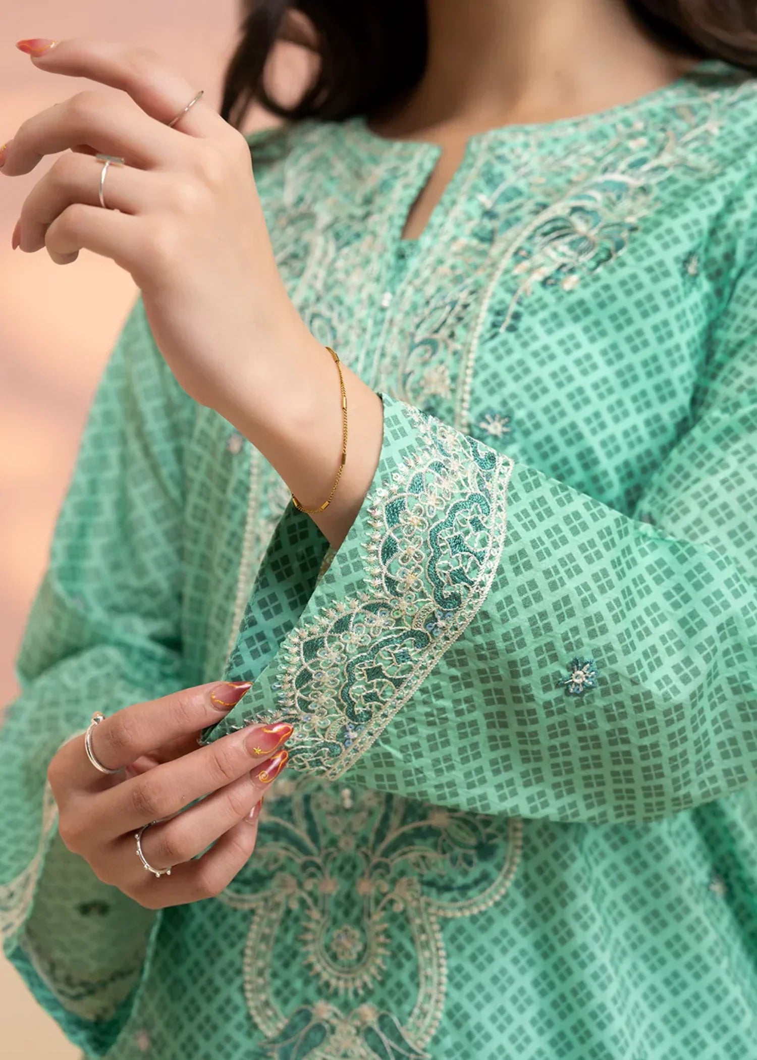 Zellbury WPS2531710 Green Women 3pcs