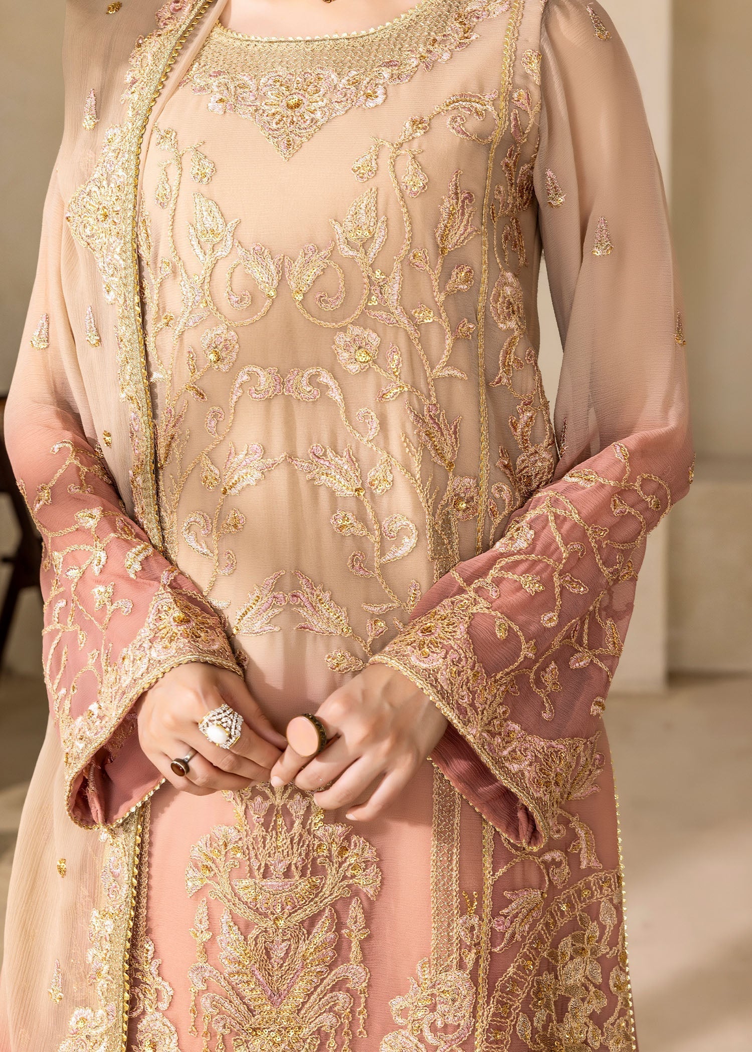 Kanwal Zainab BLUSH MIRAGE Women 3pcs