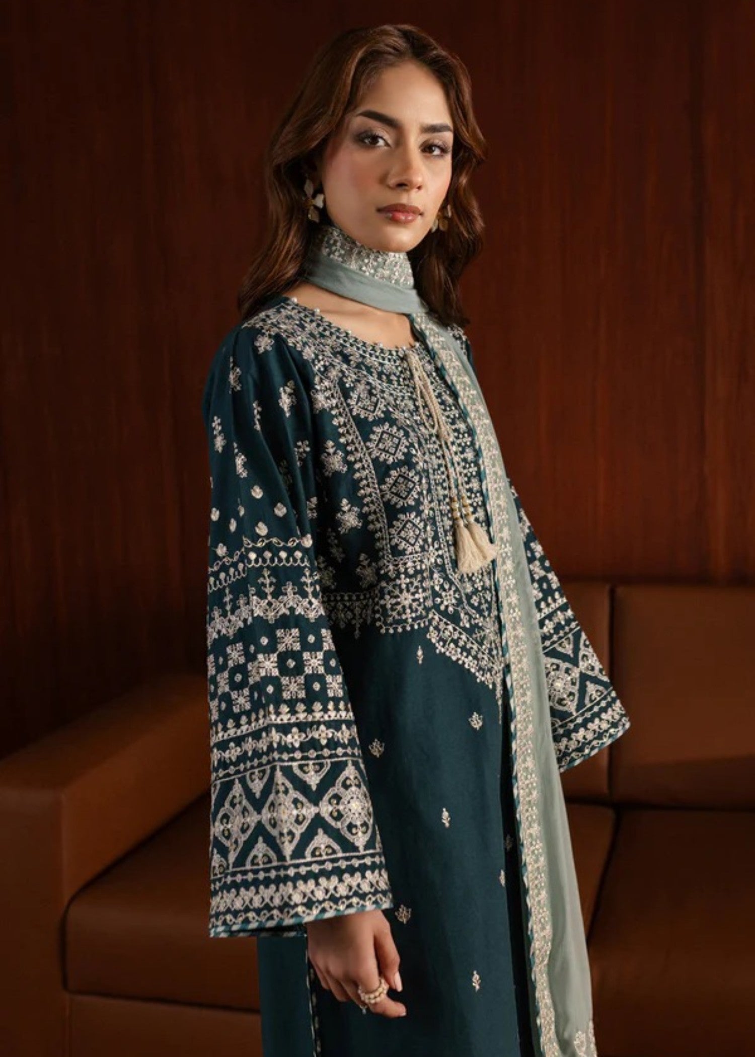 Chaudhary Arts Arzu Embroidered Women 3pcs