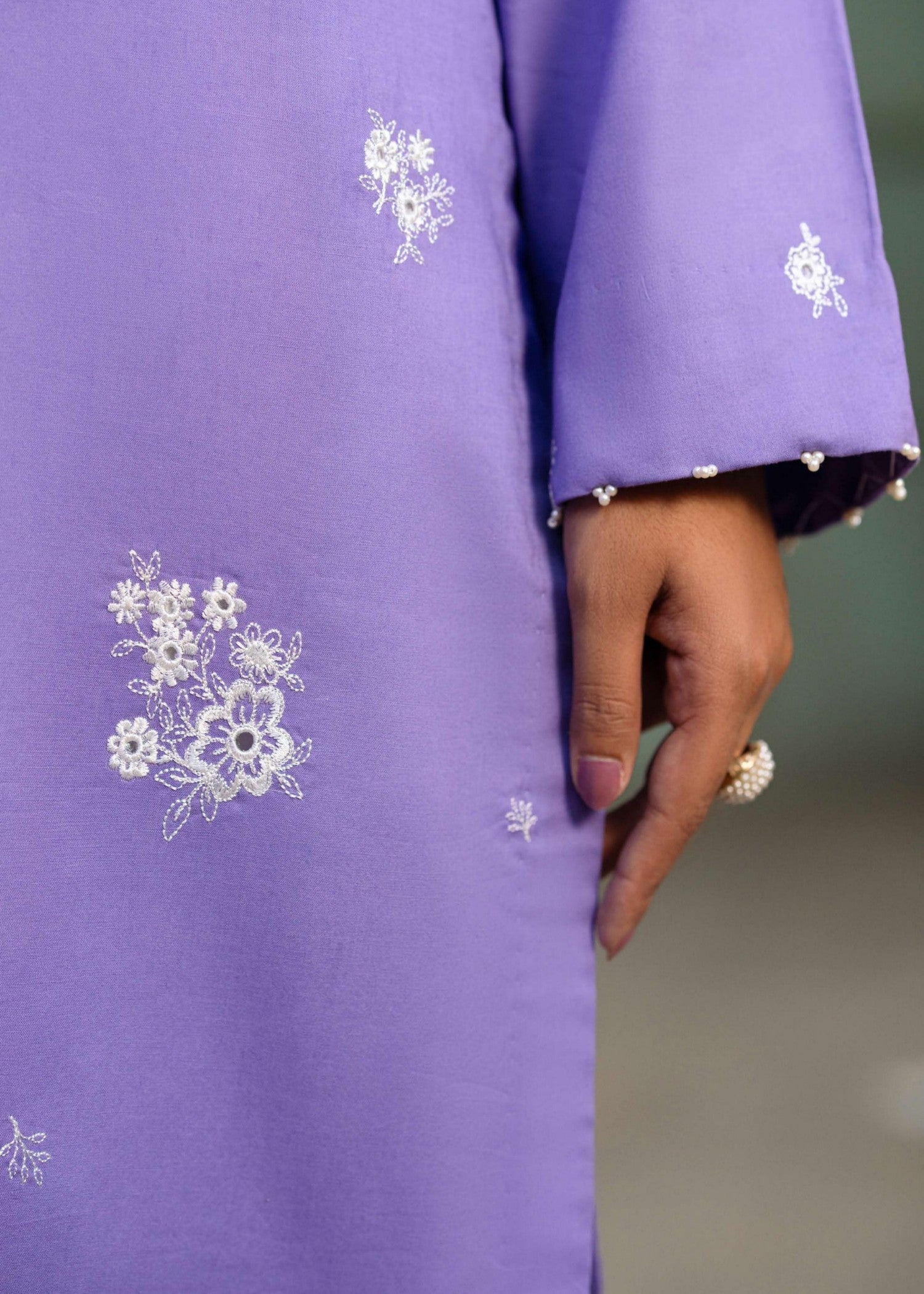 Musaif Nashrah Stitched () Women 2pcs