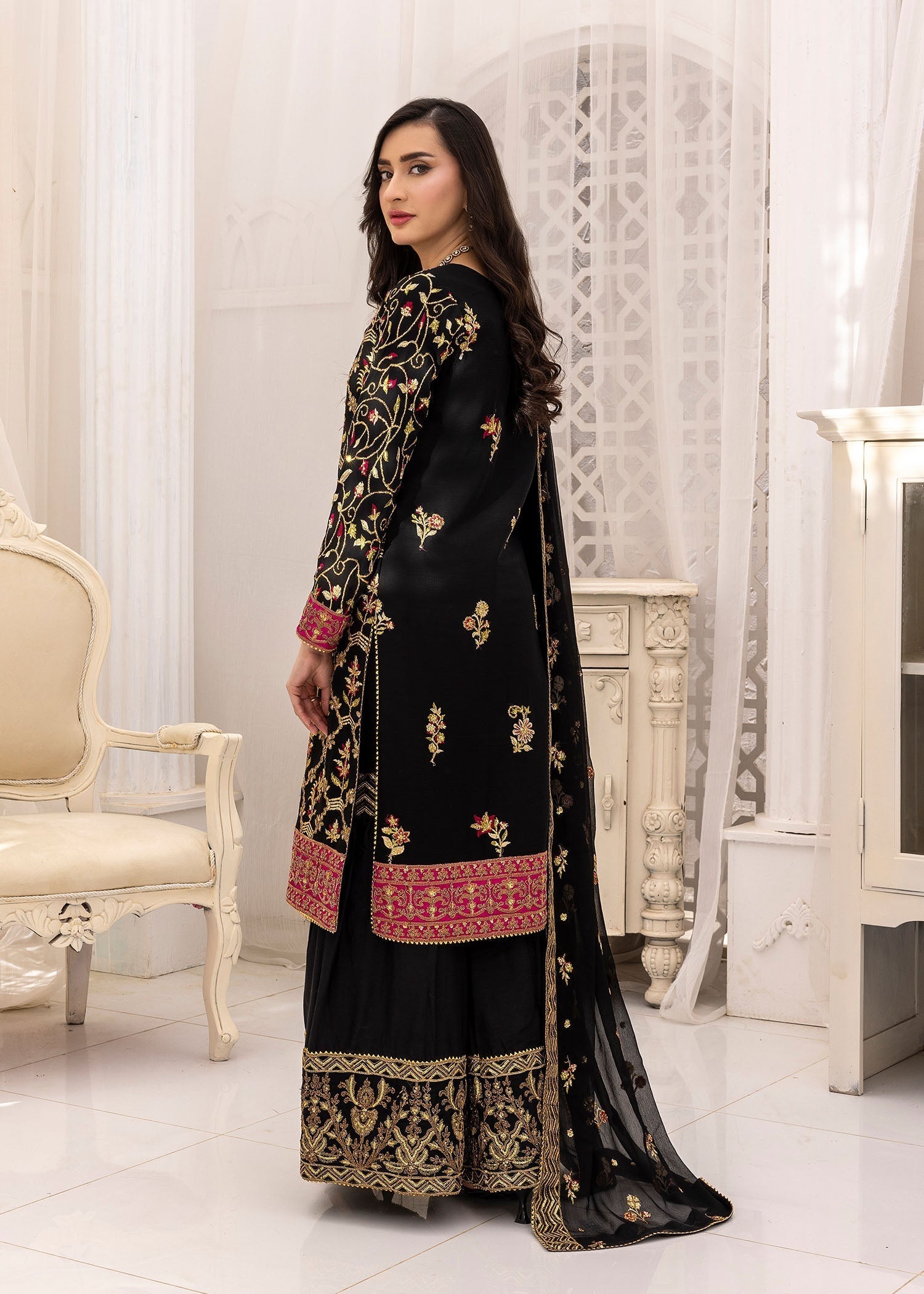 Kanwal Zainab BLACK MUSE Women 3pcs