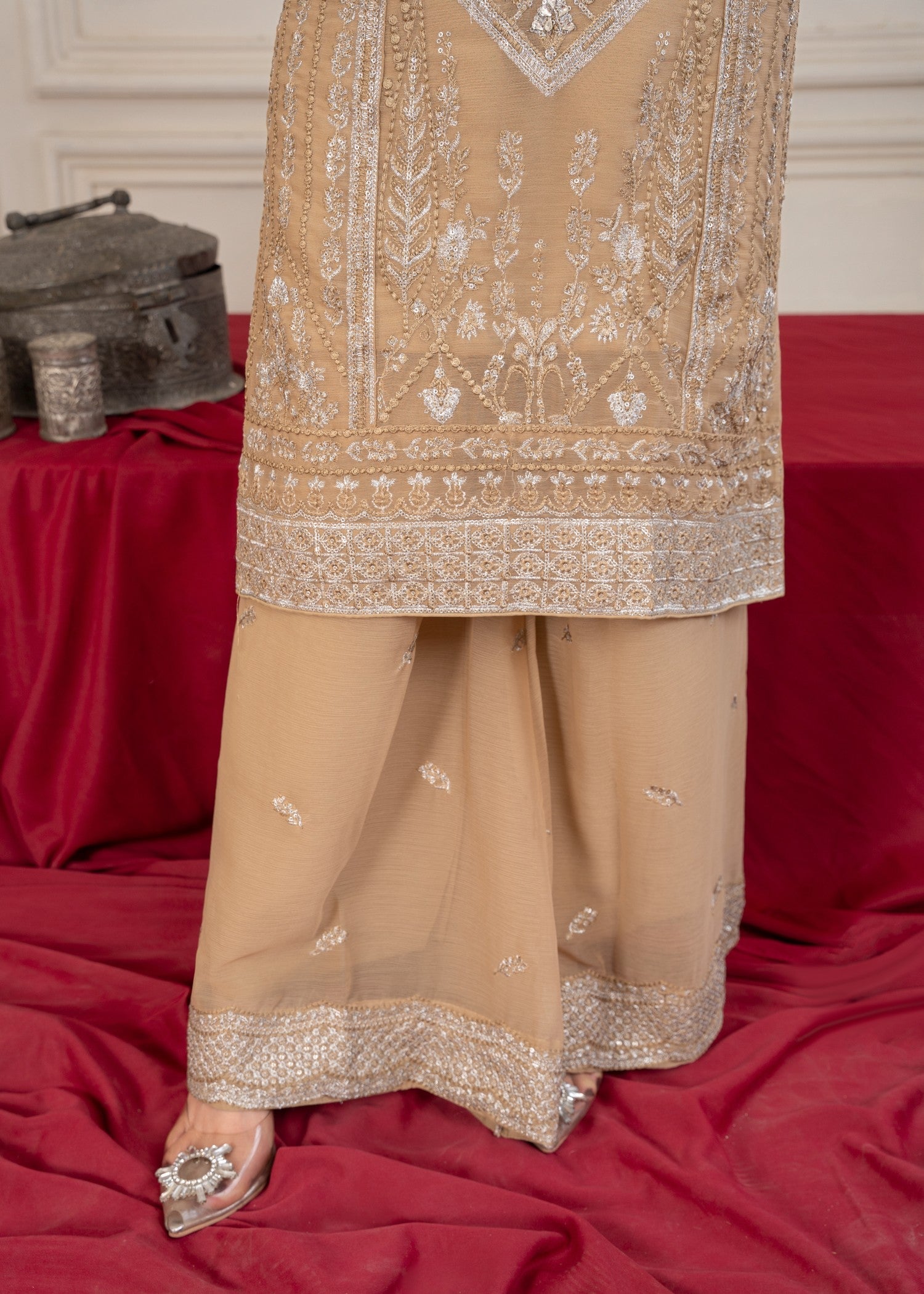 Four Season Boutique DIL ROOP SKIN BROWN Women 3pcs