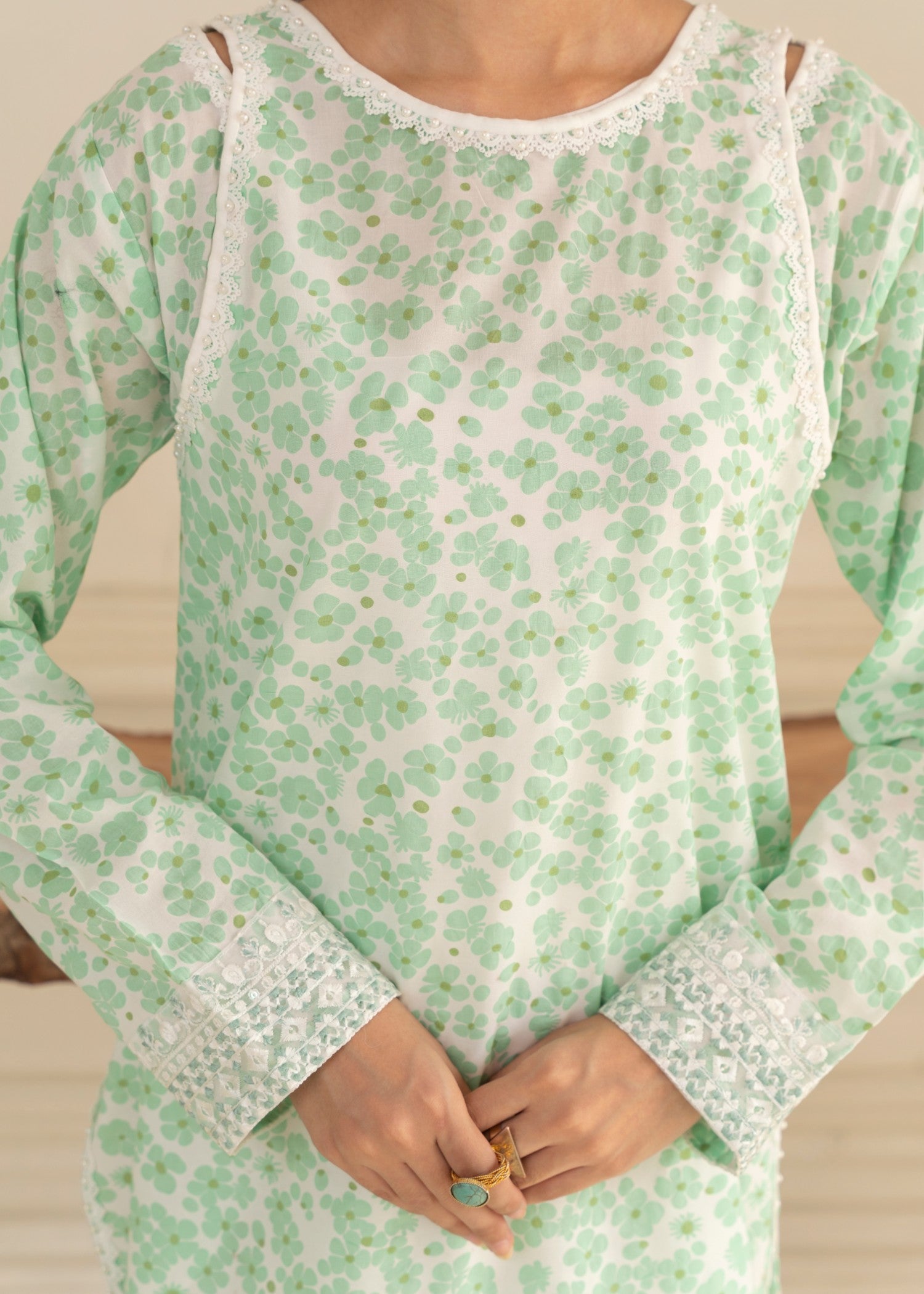 Pehnawa Basics AQUA WHITE Women 3pcs